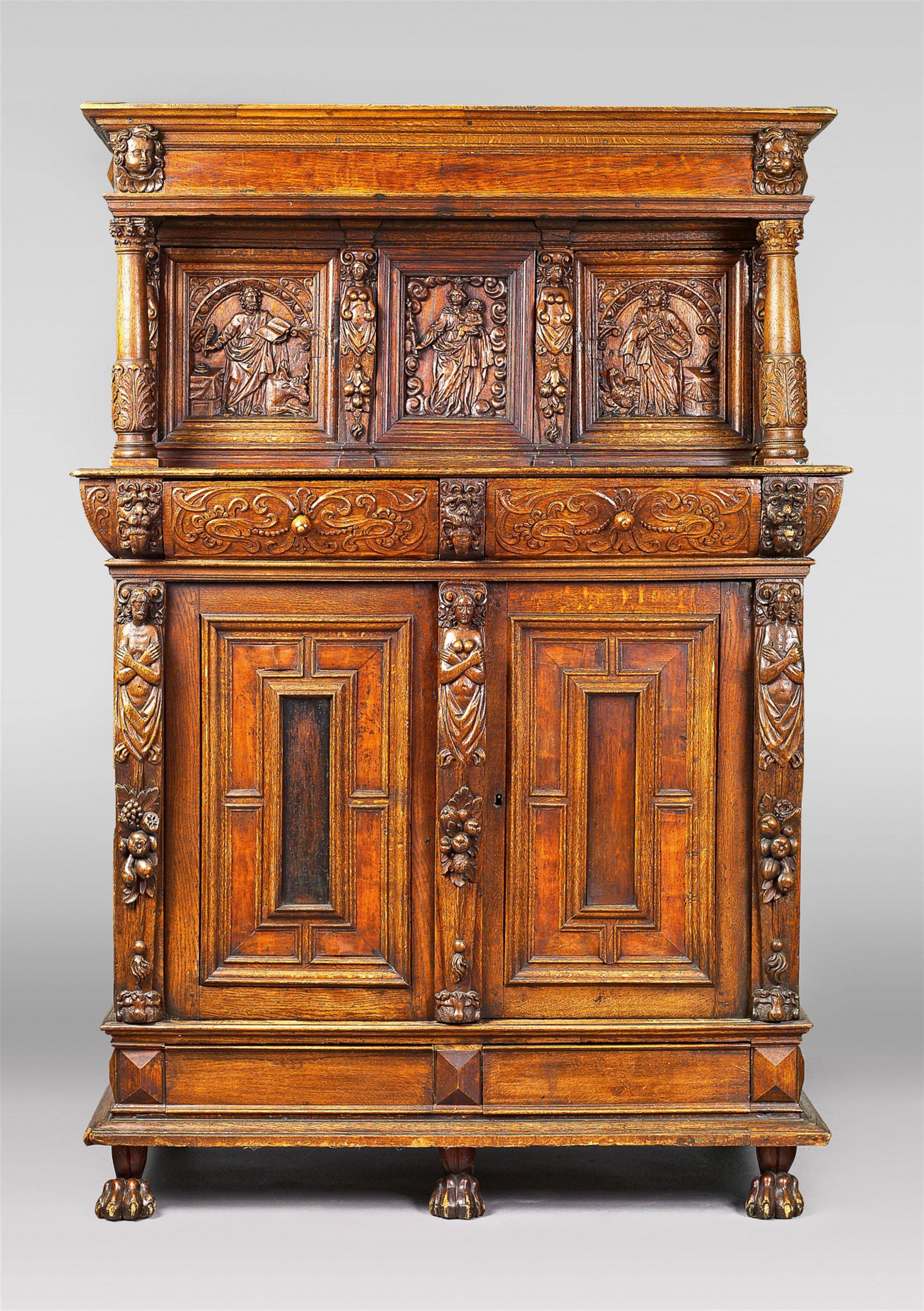 A Lower Rhenish Baroque oak cabinet - image-1