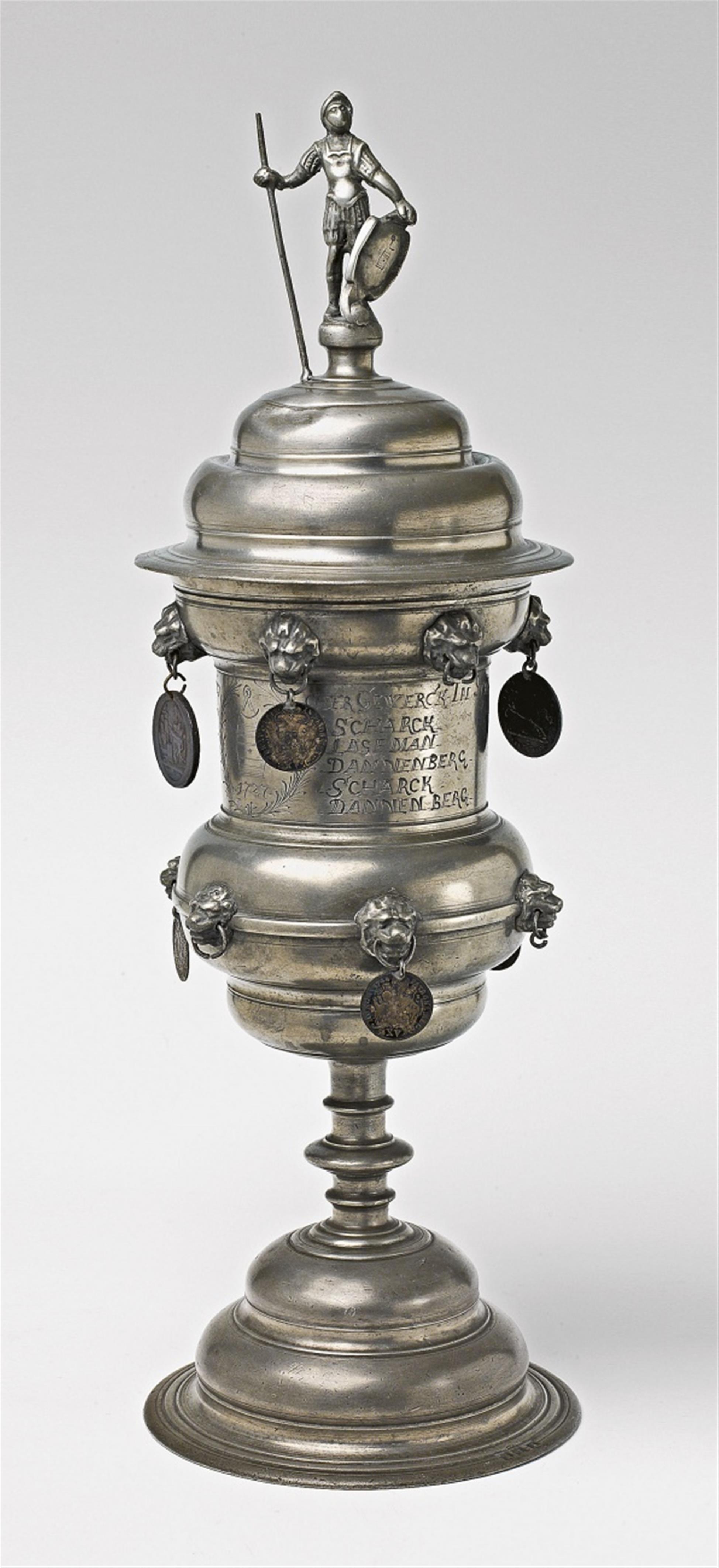 A large pewter goblet for the barrelmaker's guild in Strasbourg Uckermark - image-1