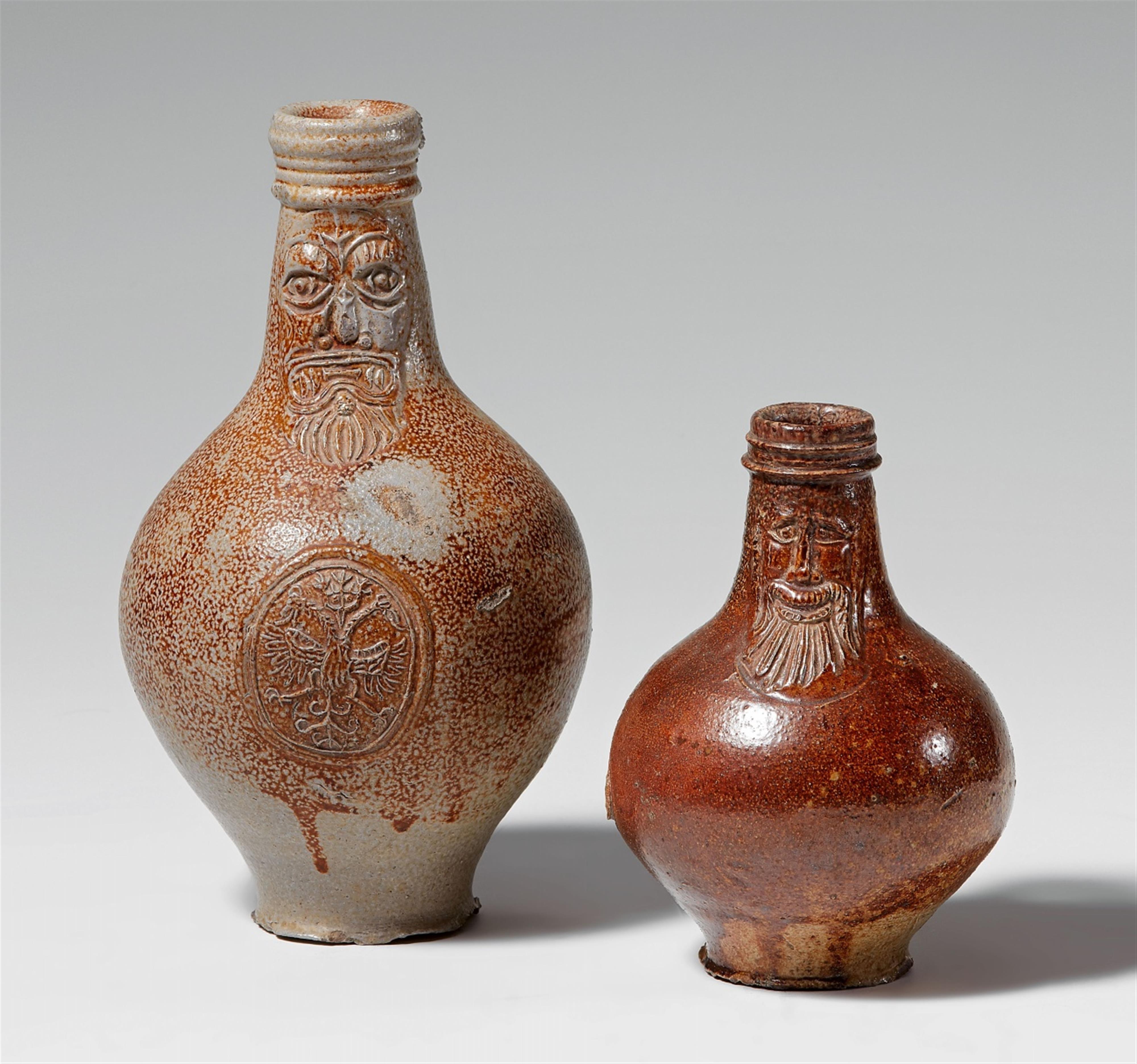 Two Frechen stoneware bellarmines - image-1