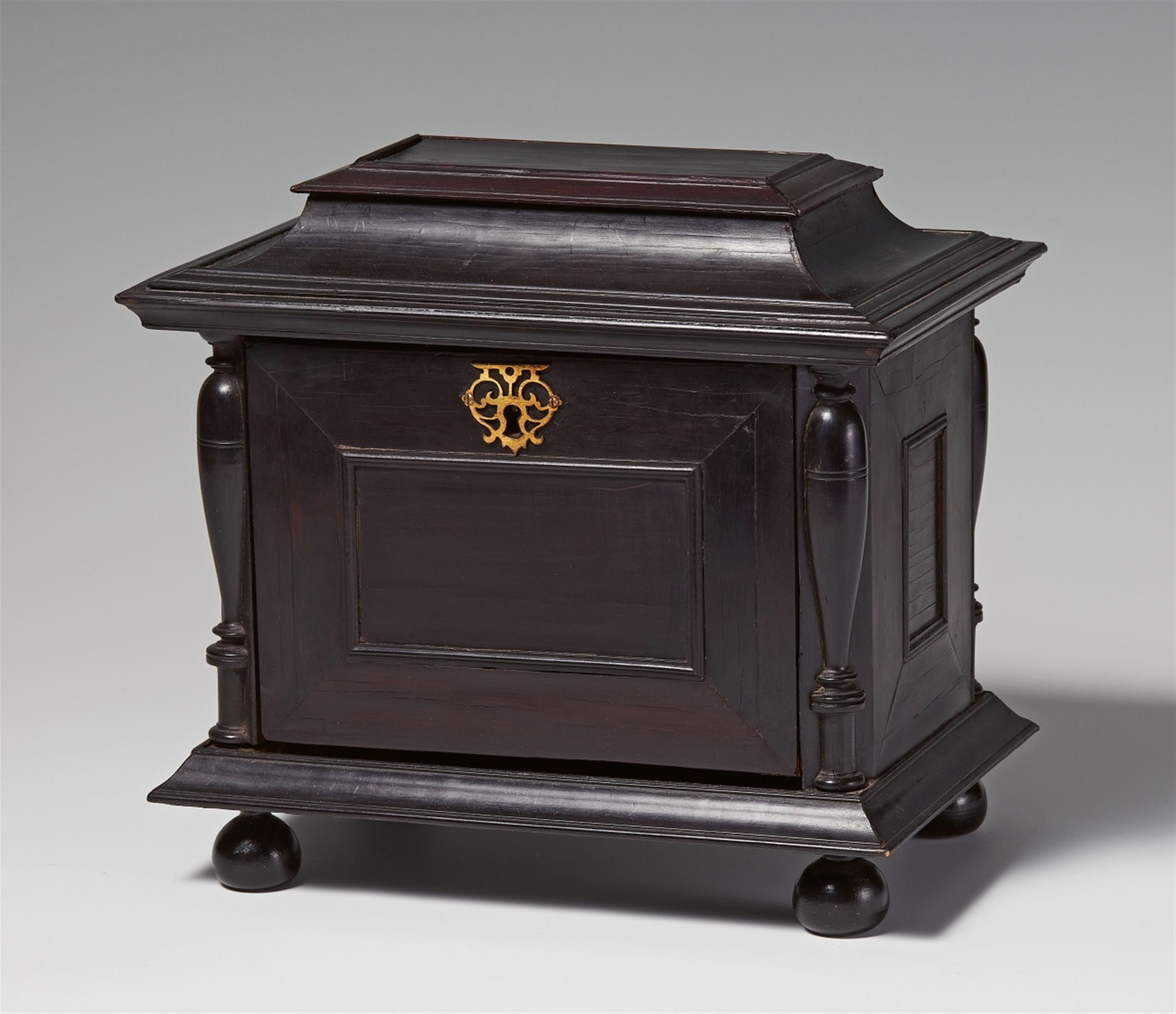 A small Anvers brass-mounted ebony cabinet - image-1