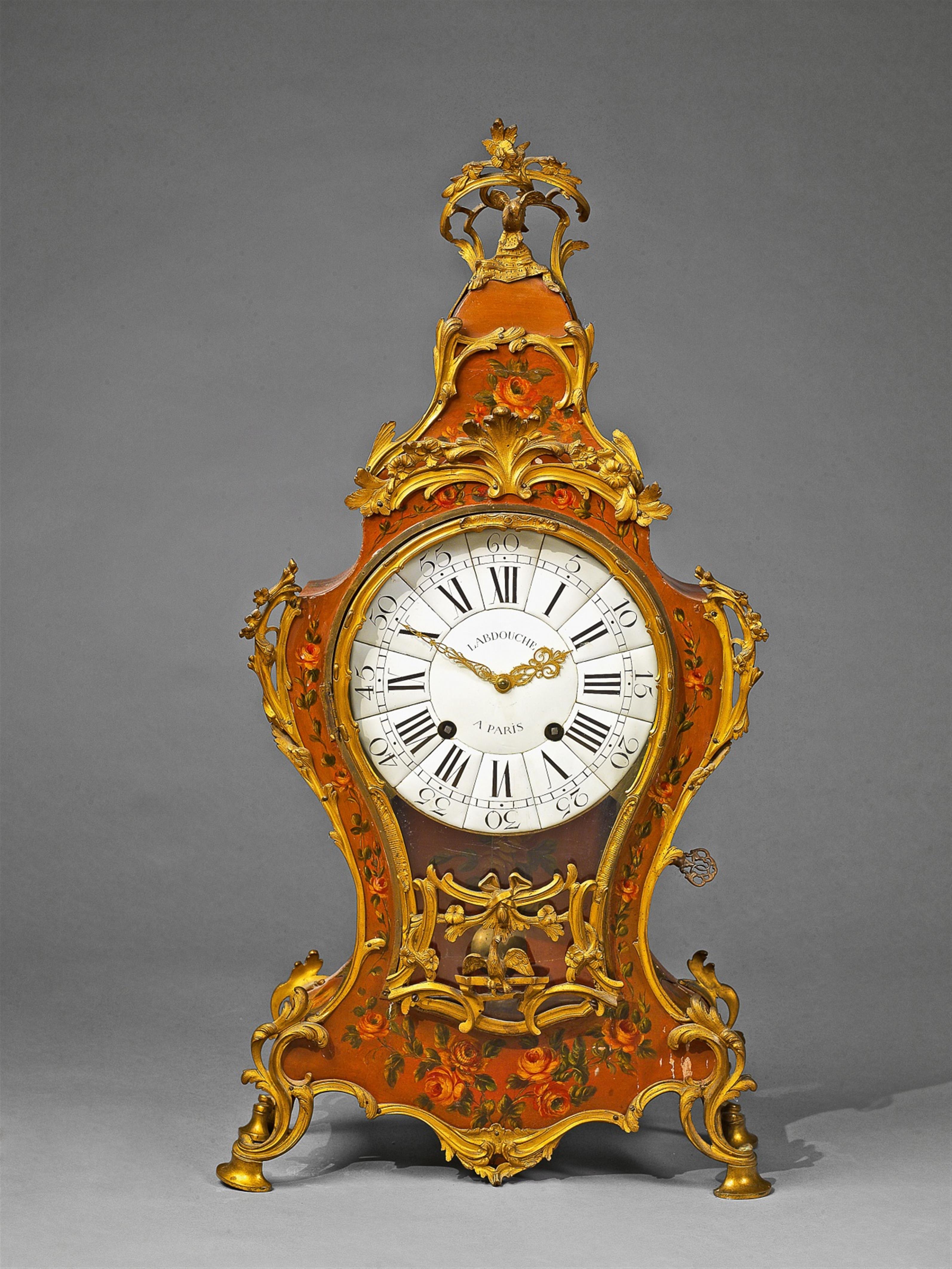 A Parisian ormolu-mounted Louis XV pendulum clock - image-1
