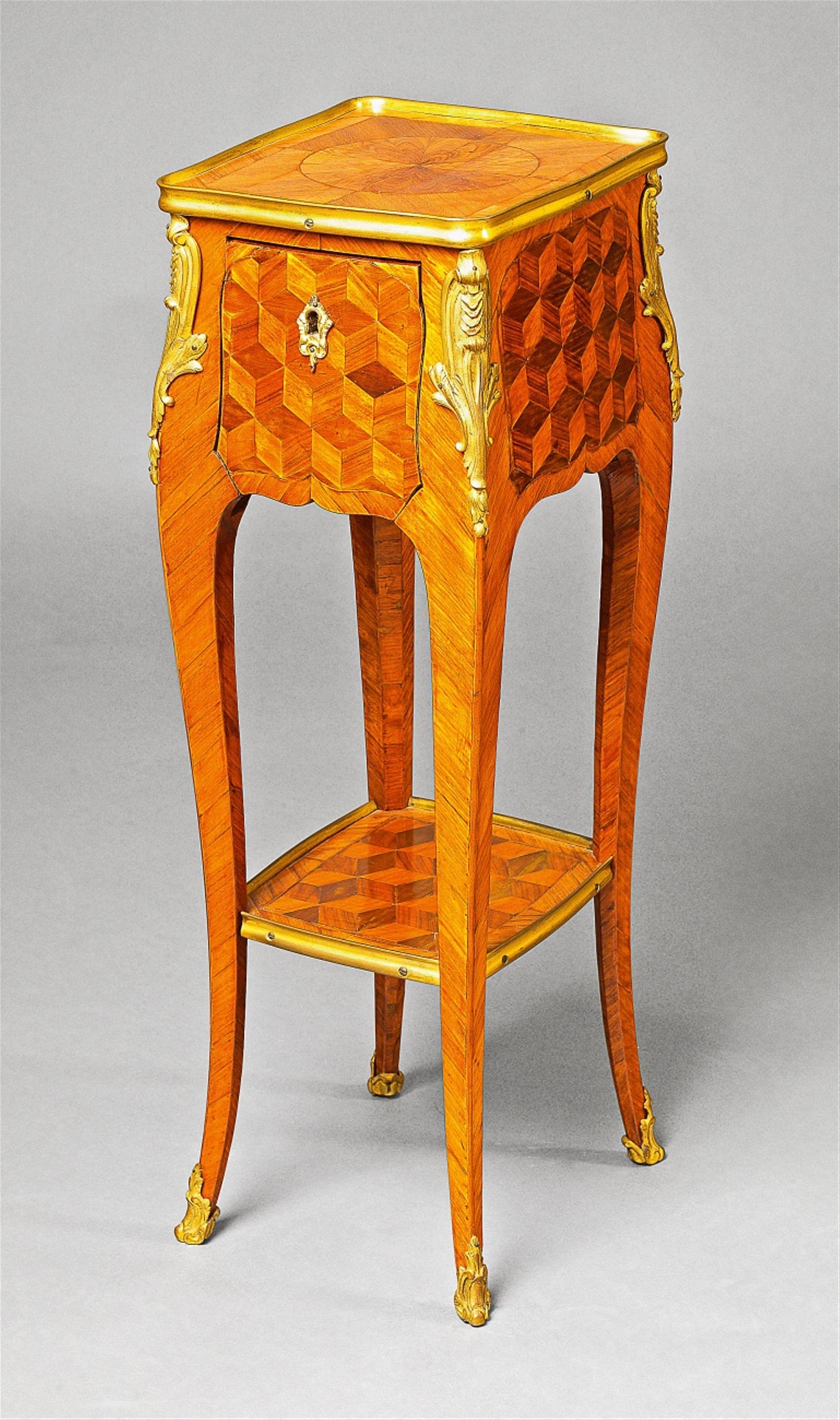 A Louis XV ormolu-mounted side table - image-1