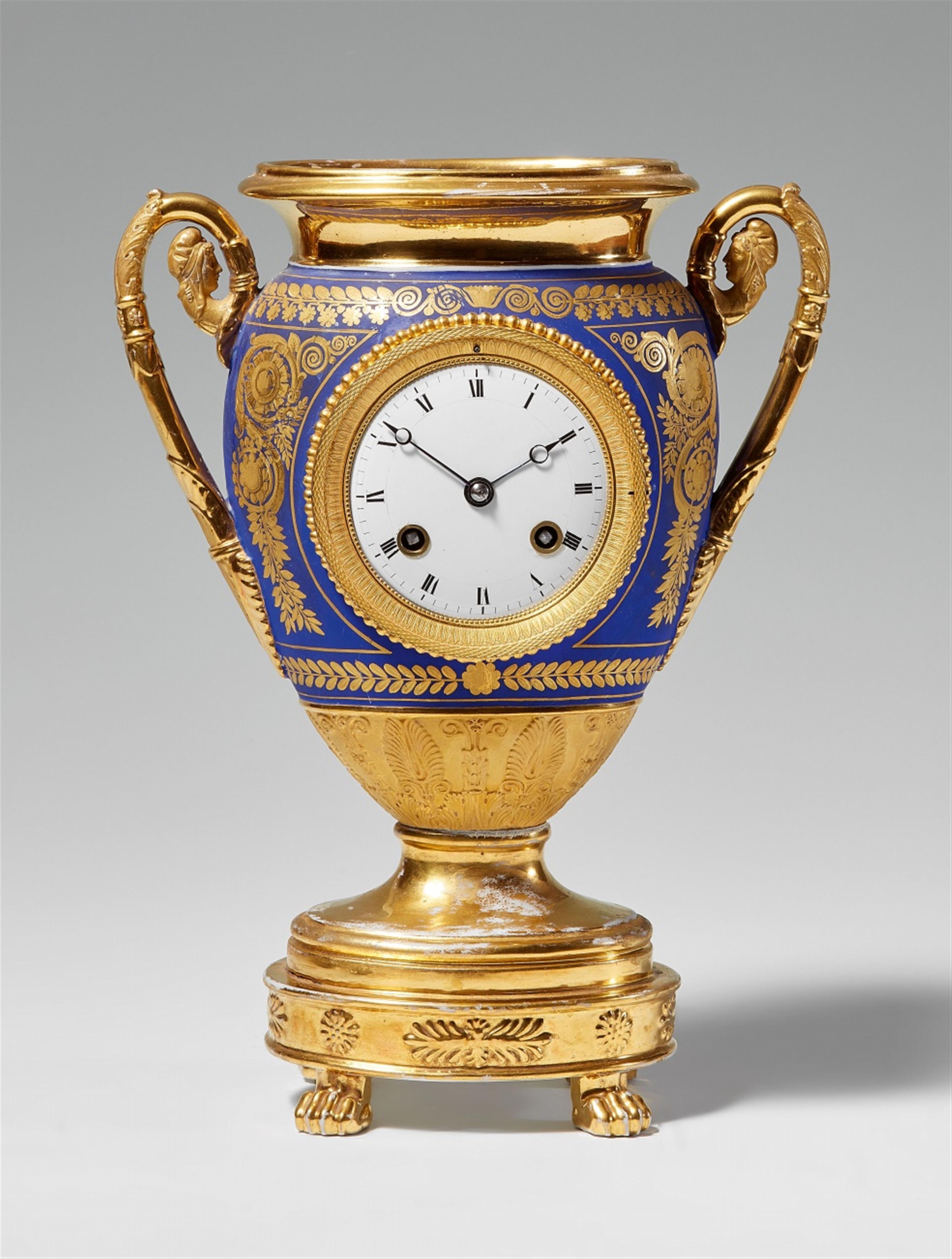 A Parisian Neoclassical vase-form clock - image-1