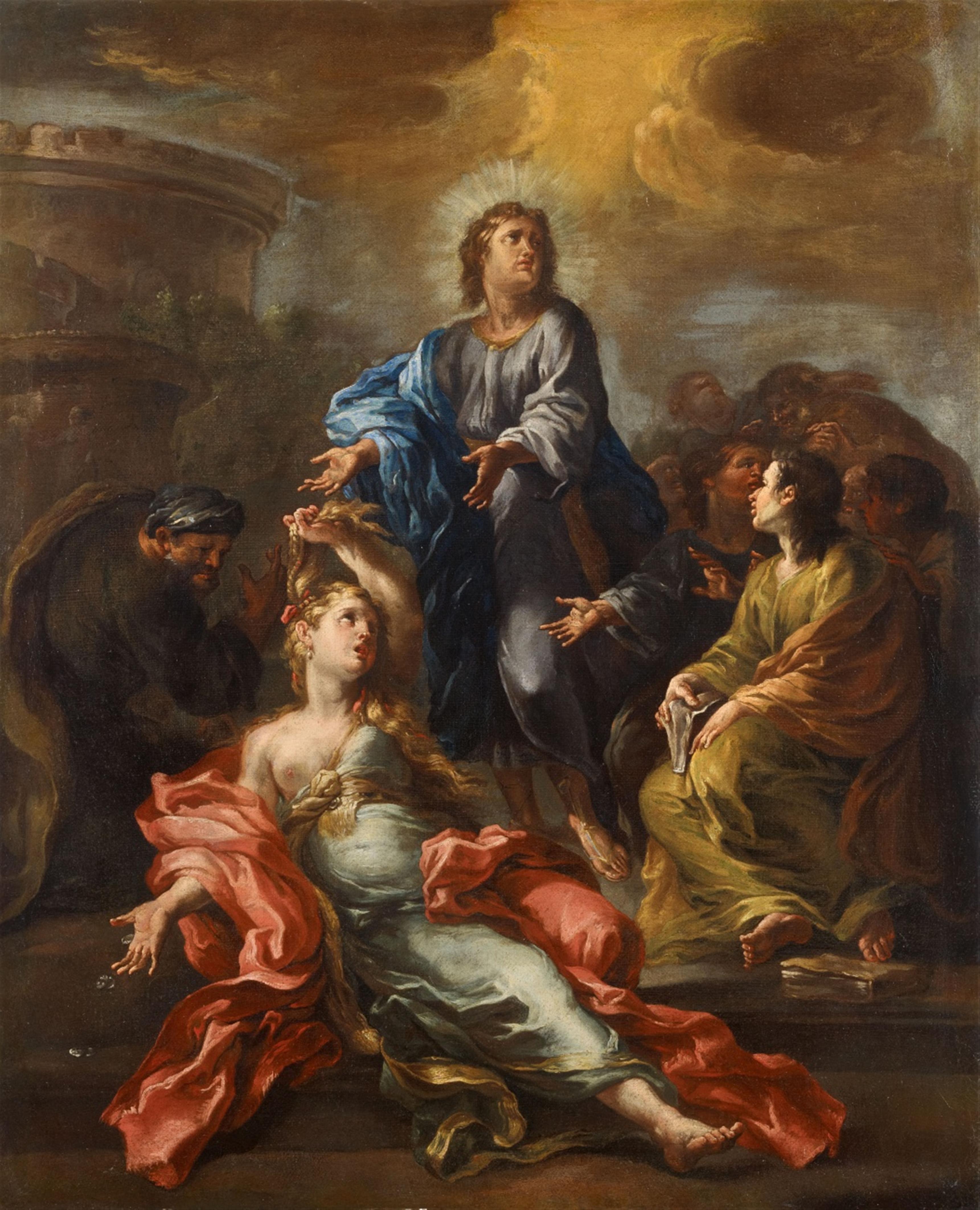 Giacomo del Pò - Christ and the Adulteress - image-1