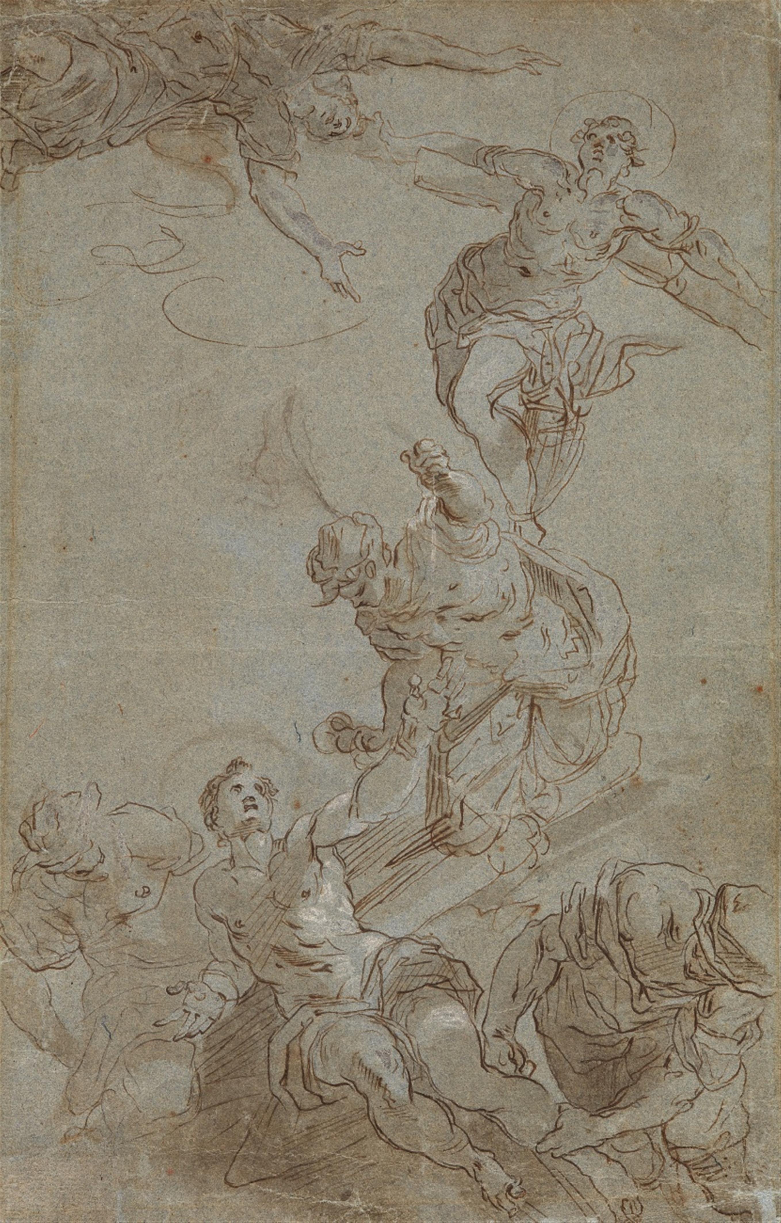 Veronese School, 17th/18th century - Studies for a Crucifixion Scene - image-1