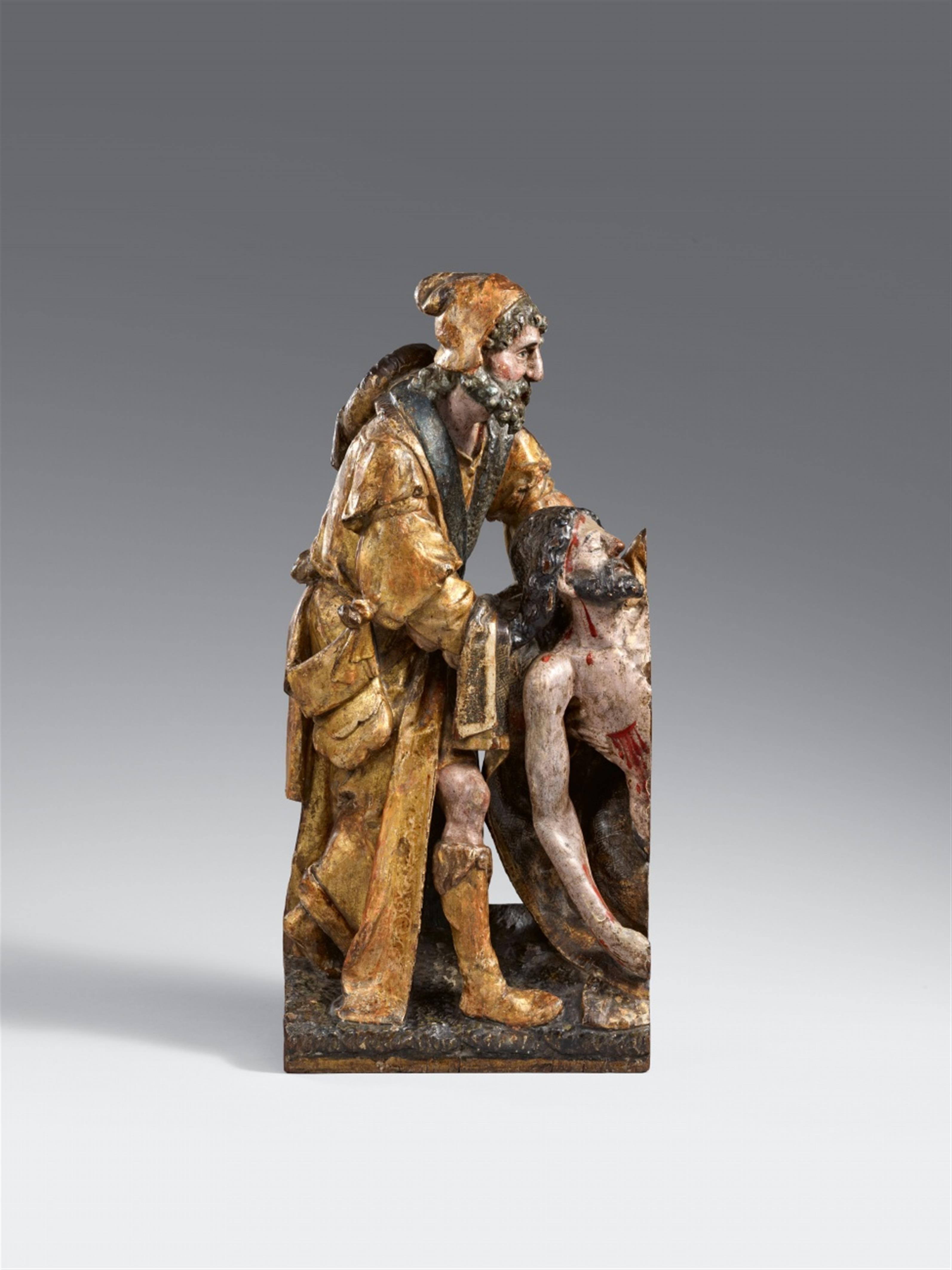 Antwerp, circa 1510/1520 - An Antwerp carved oak fragment of an Entombment scene, circa 1510/1520 - image-1