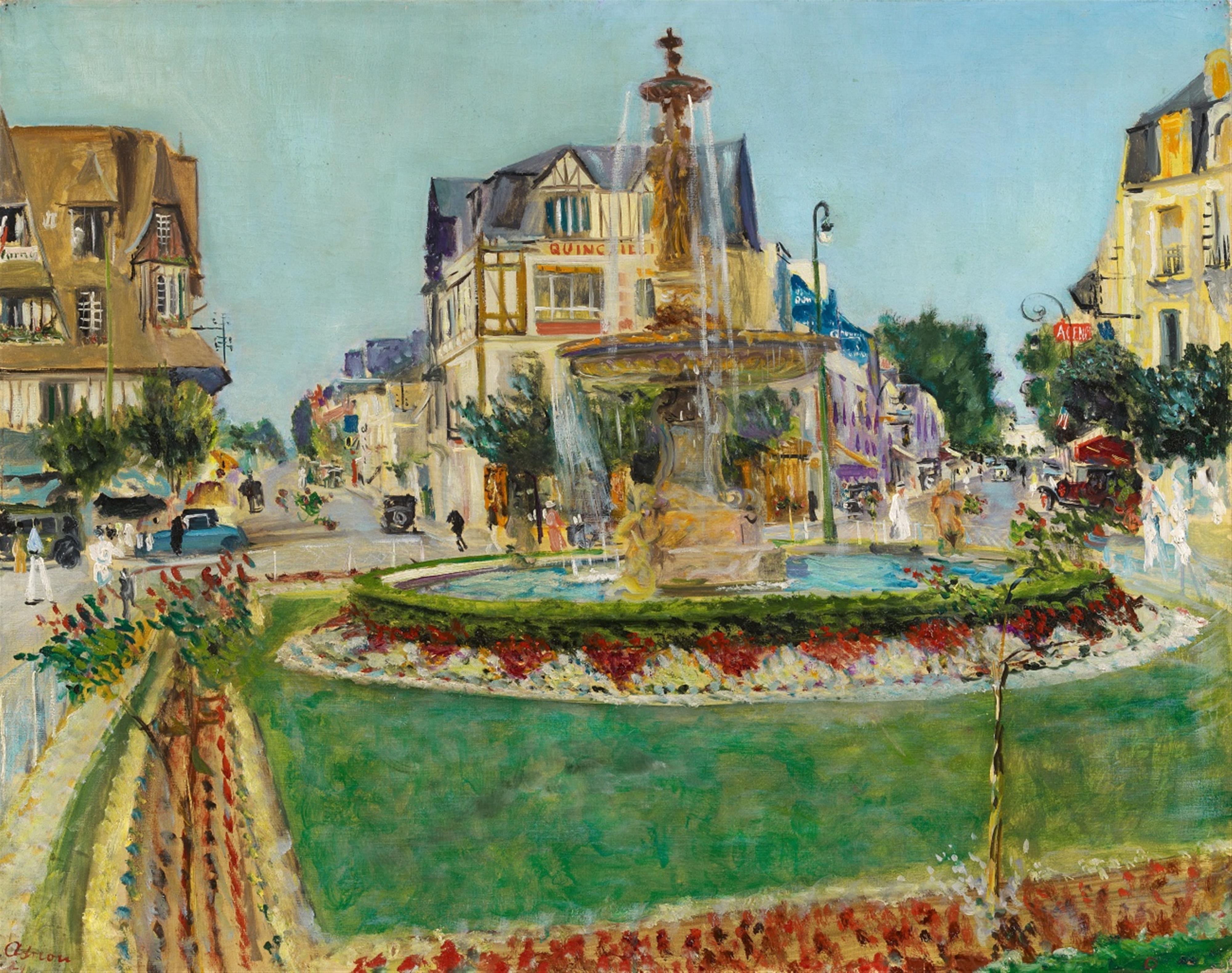 Lucien Adrion - La Fontaine à Houlgate - image-1