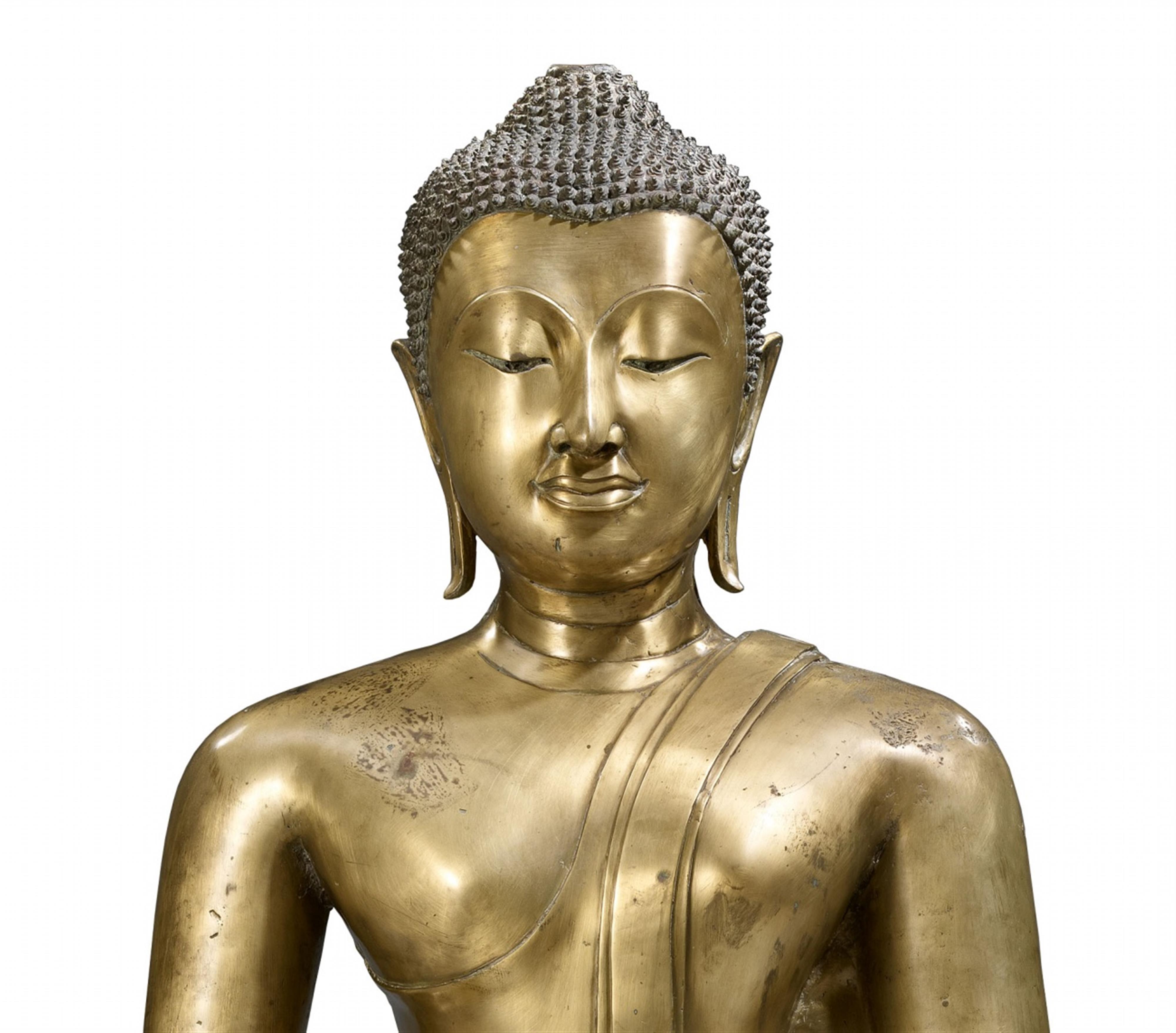 An Ayutthaya-style bronze Buddha Shakyamuni. 19th century - image-4