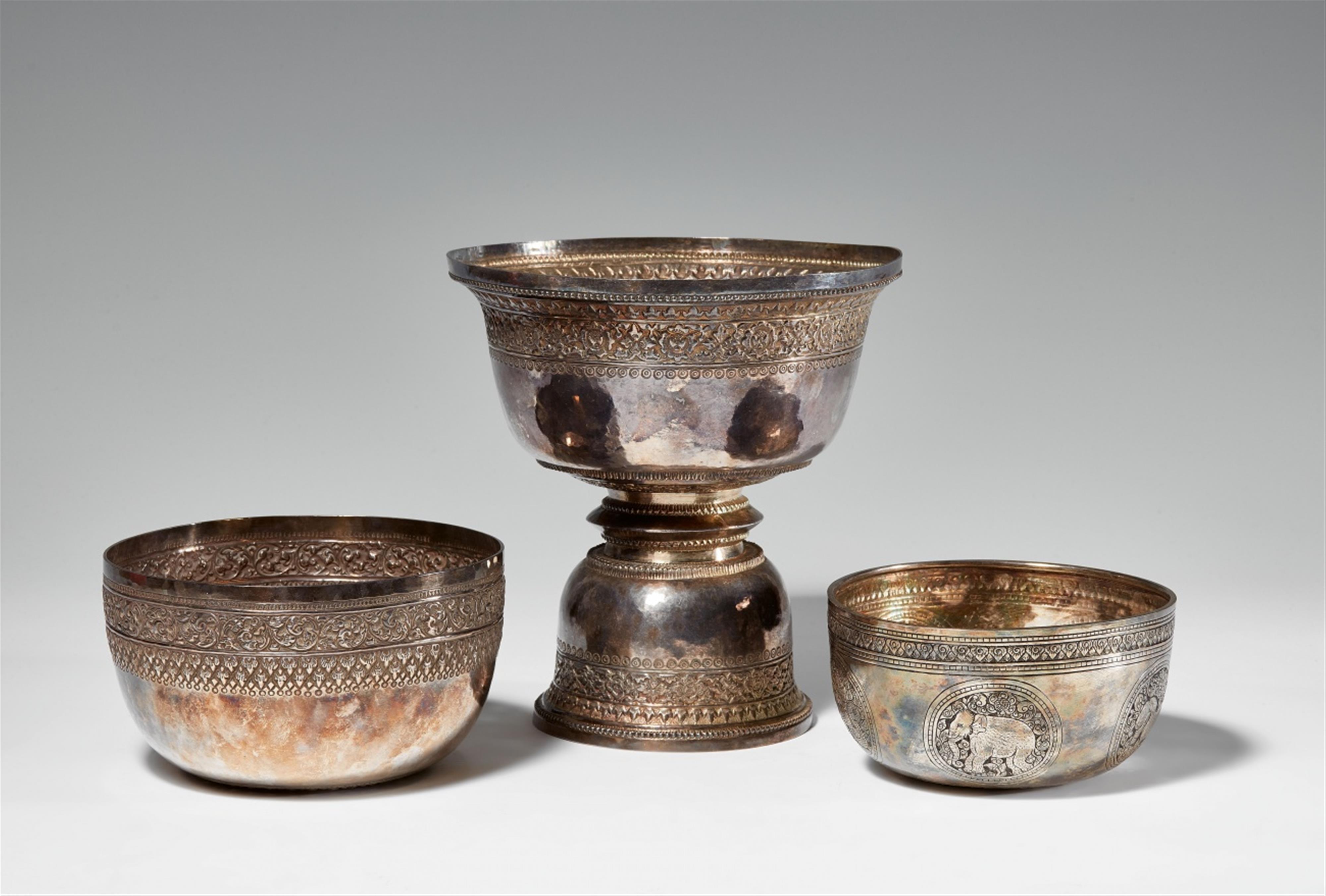 Three Laotian silver objects - image-1