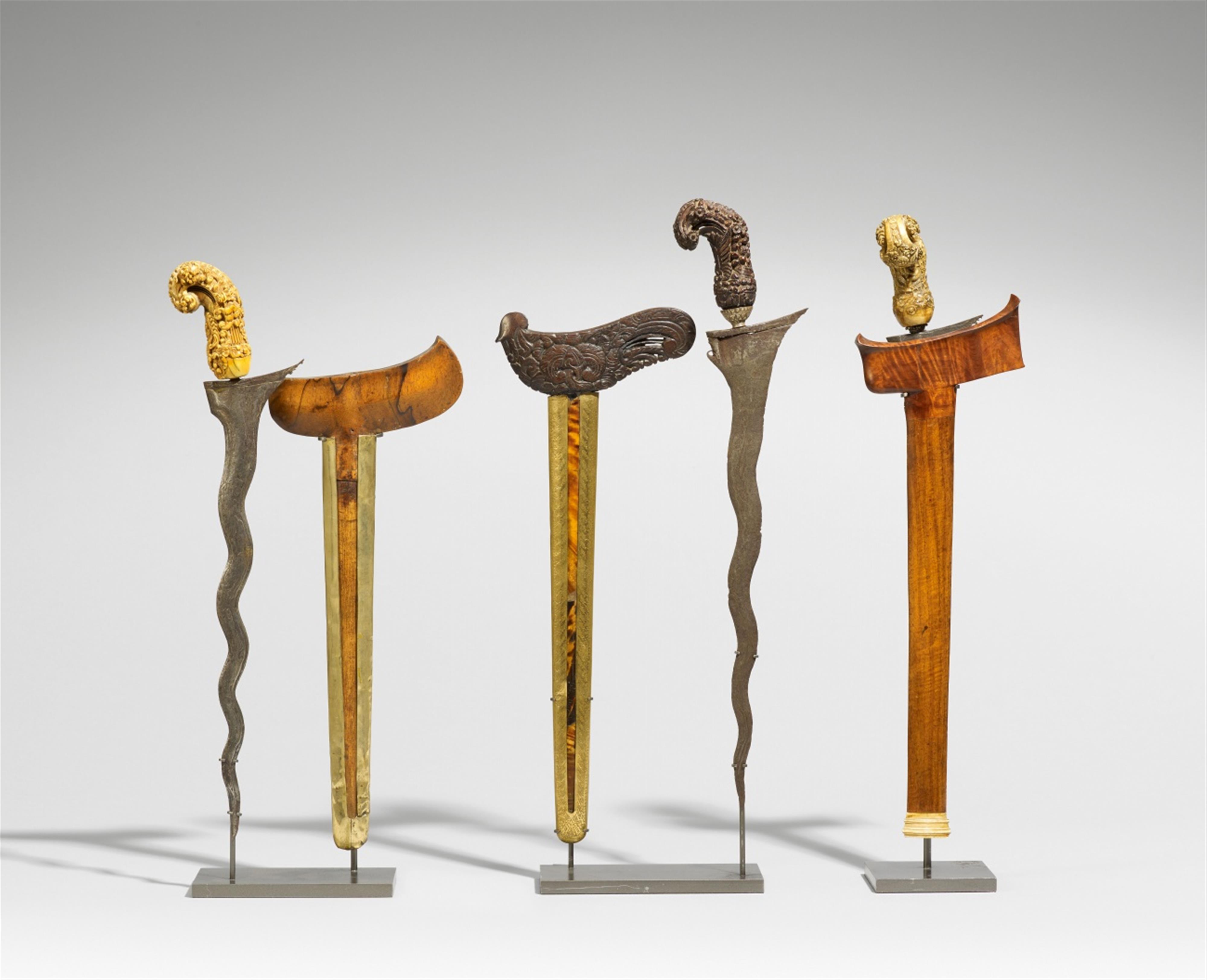 Three Indonesian keris. 19th century - image-1