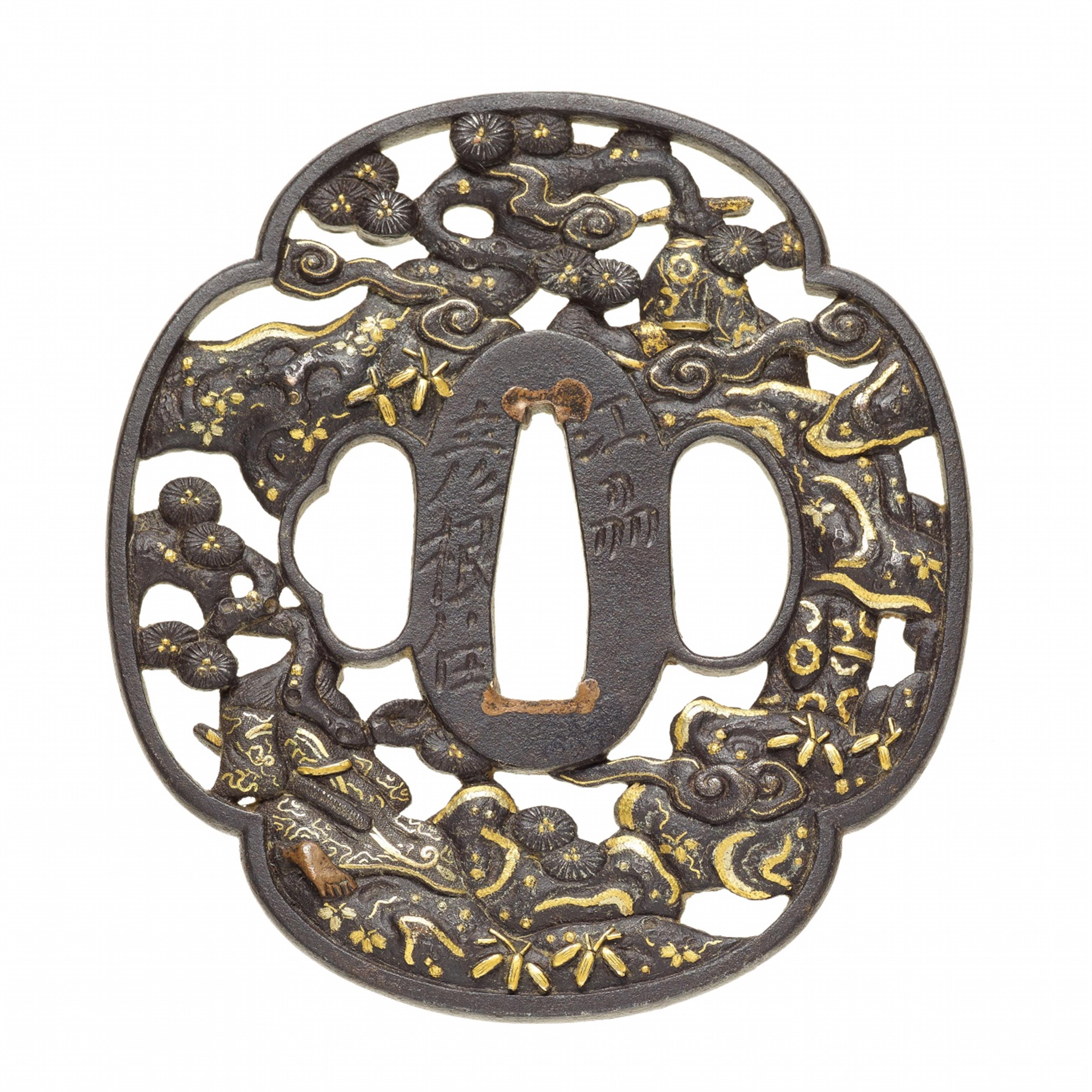 A Sôten school iron tsuba. 18th century - image-2