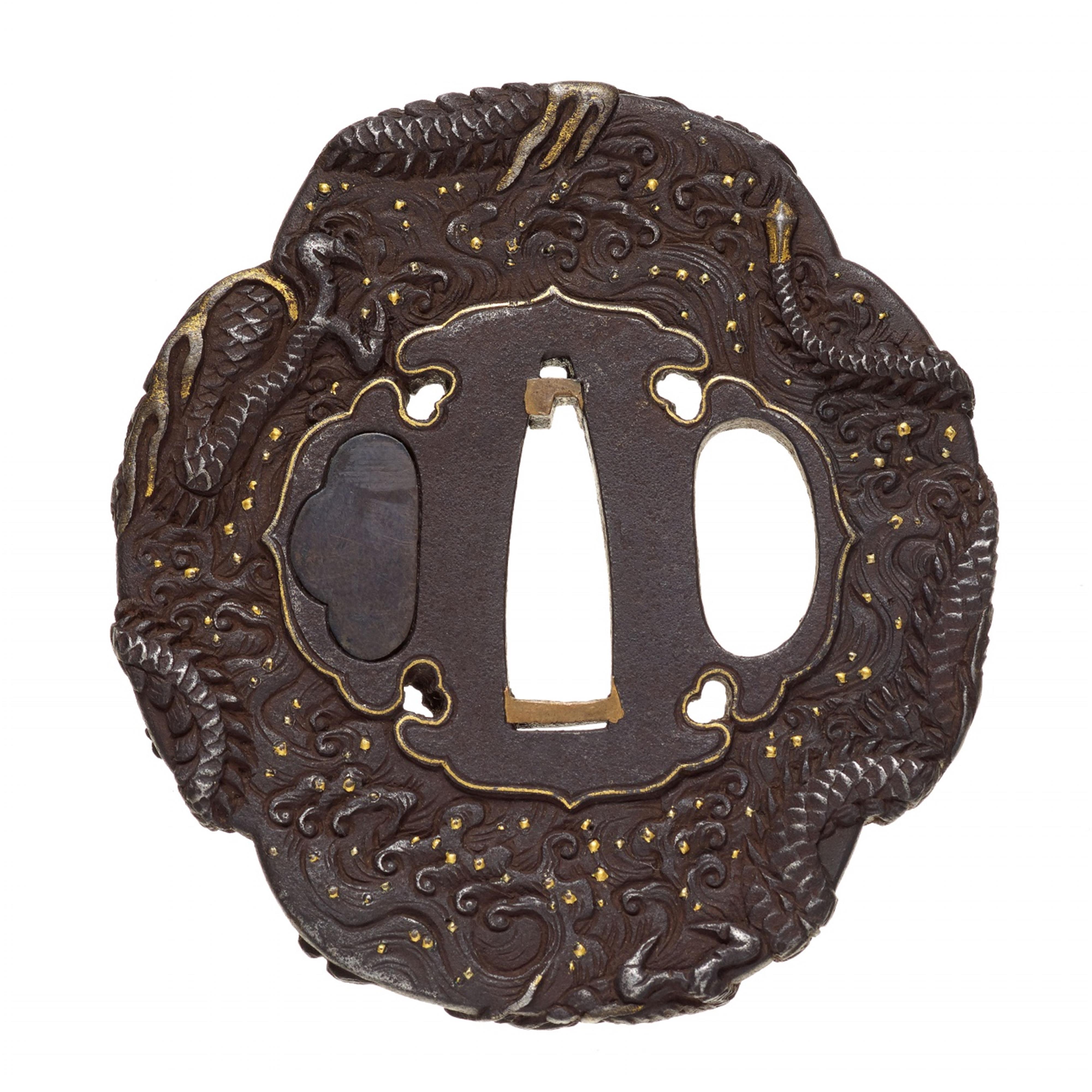 Tsuba. Eisen 19. Jh. - image-2