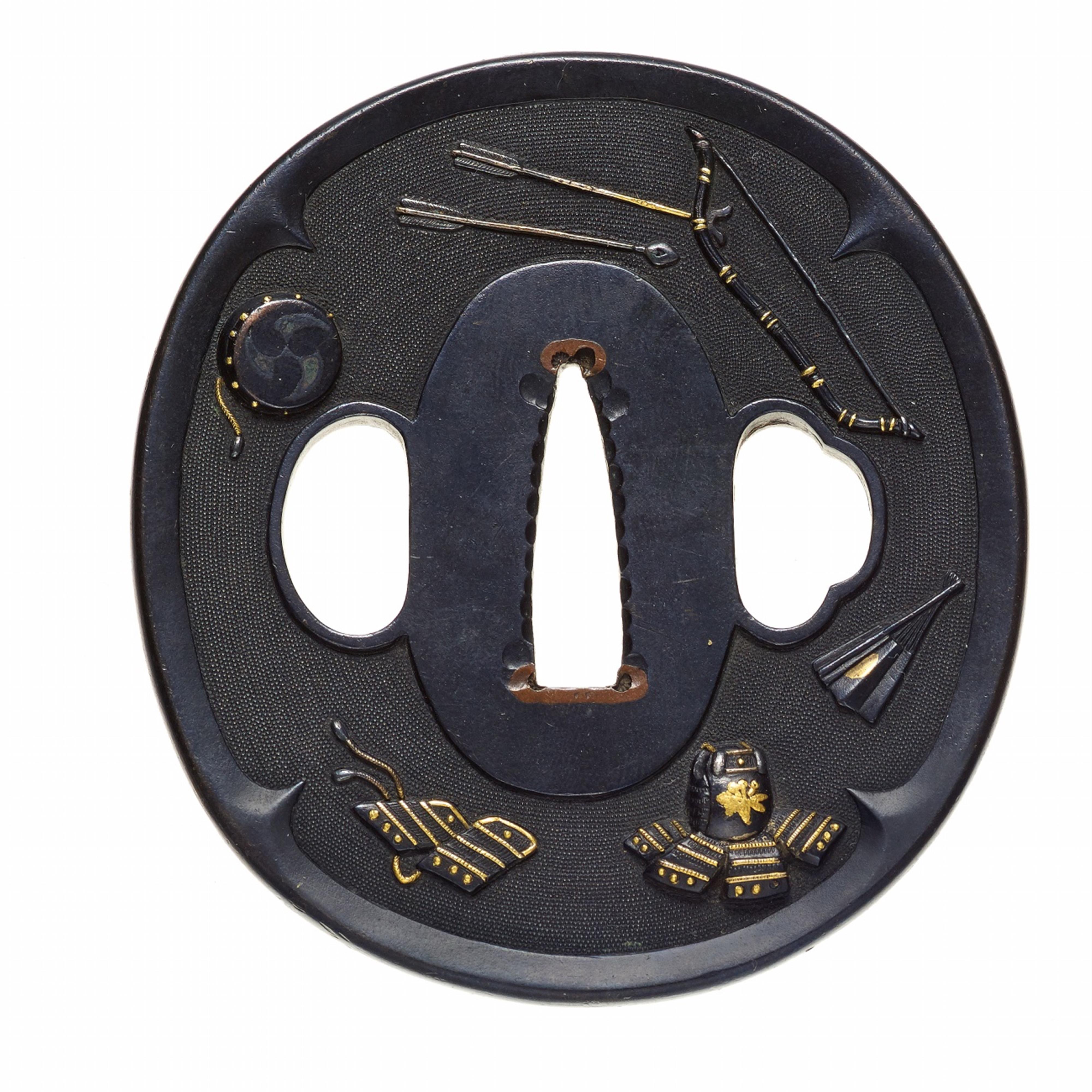 Tsuba. Shakudô. Gotô-Arbeit. 18. Jh. - image-1