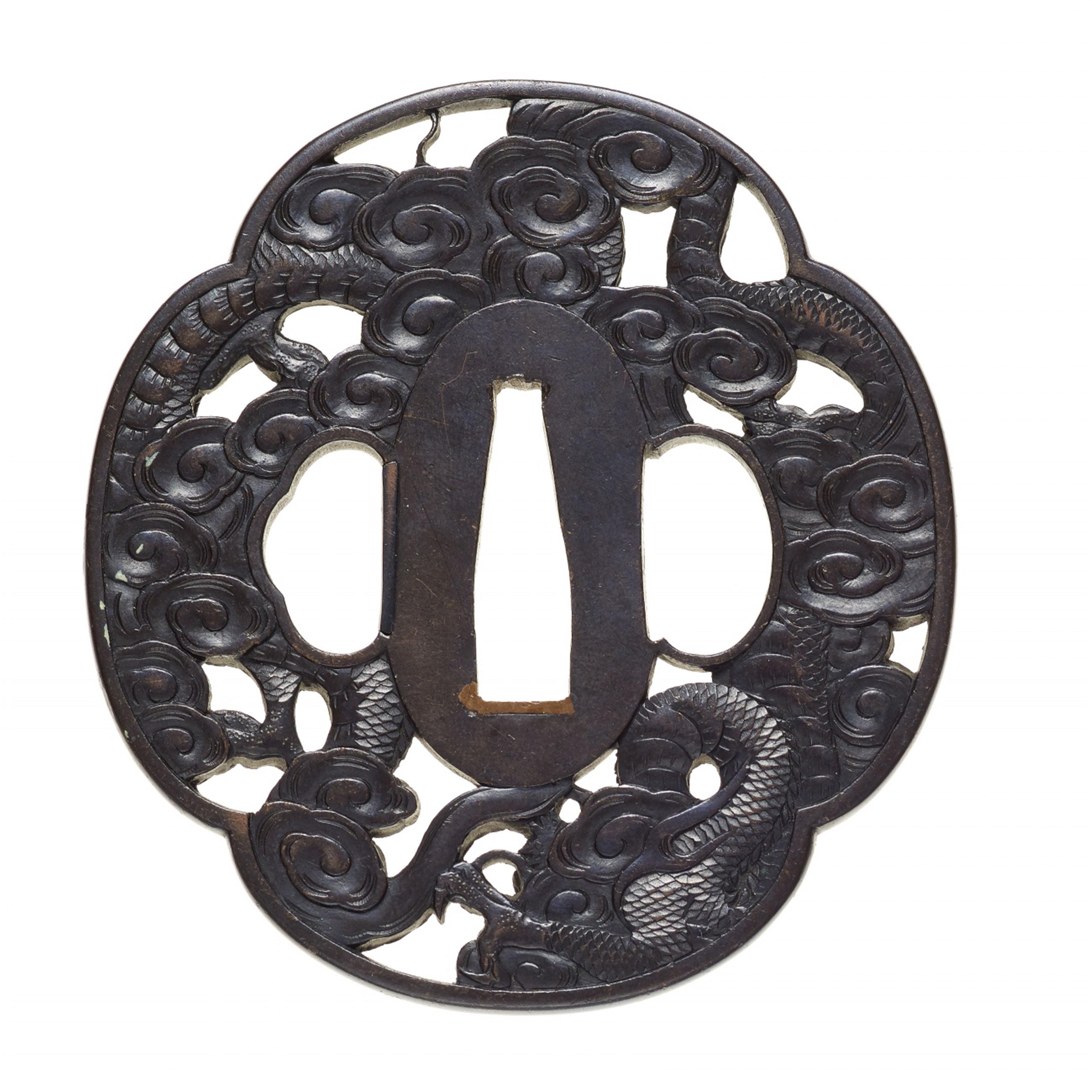 A Bushû shibuichi tsuba. 18th century - image-2