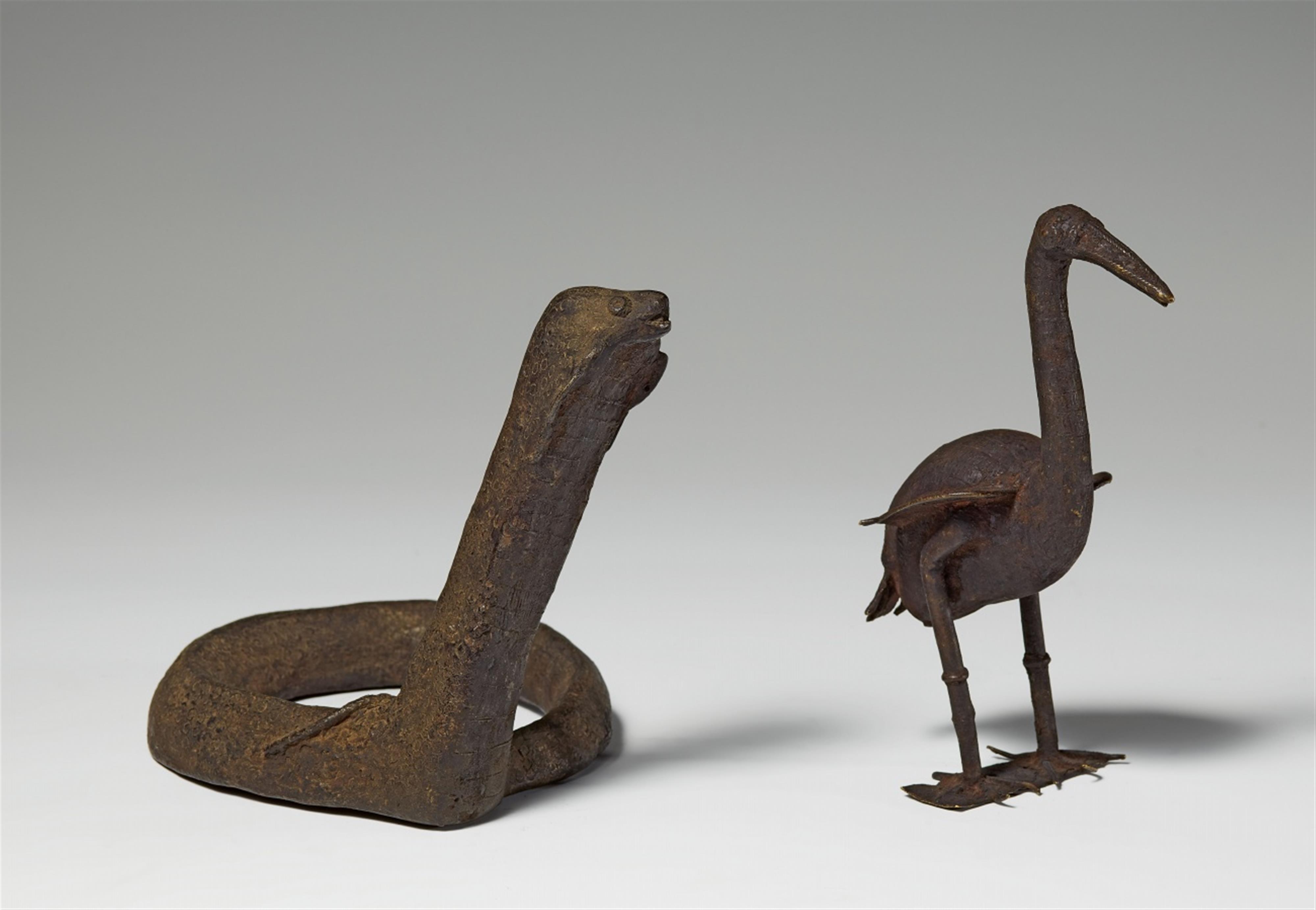 Two Maliah-Kondh tribe copper alloy figures of animals. Orissa/Andhra Pradesh border region. 19th/20th century - image-1