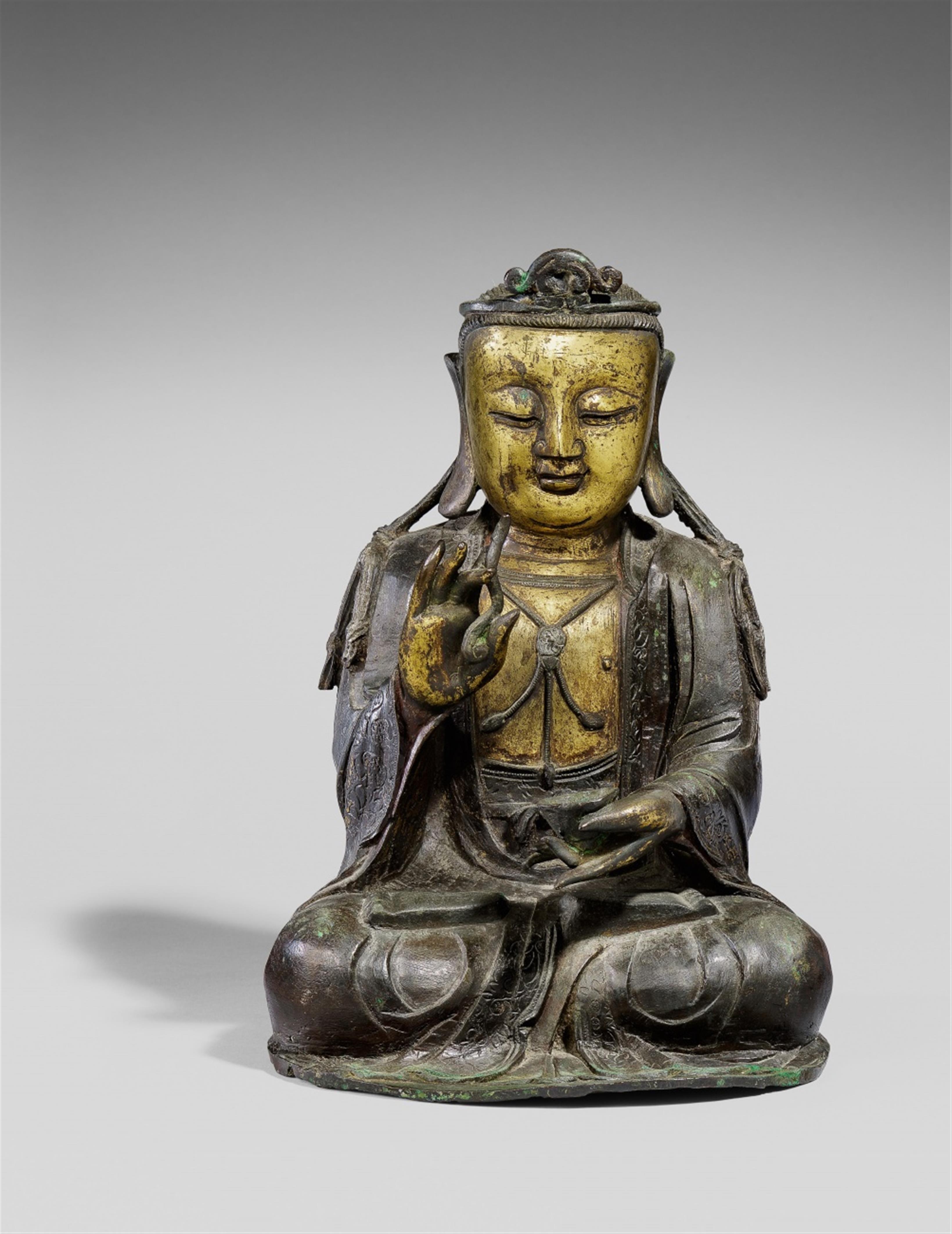 Guanyin. Bronze. Späte Ming-Zeit, 17. Jh. - image-1