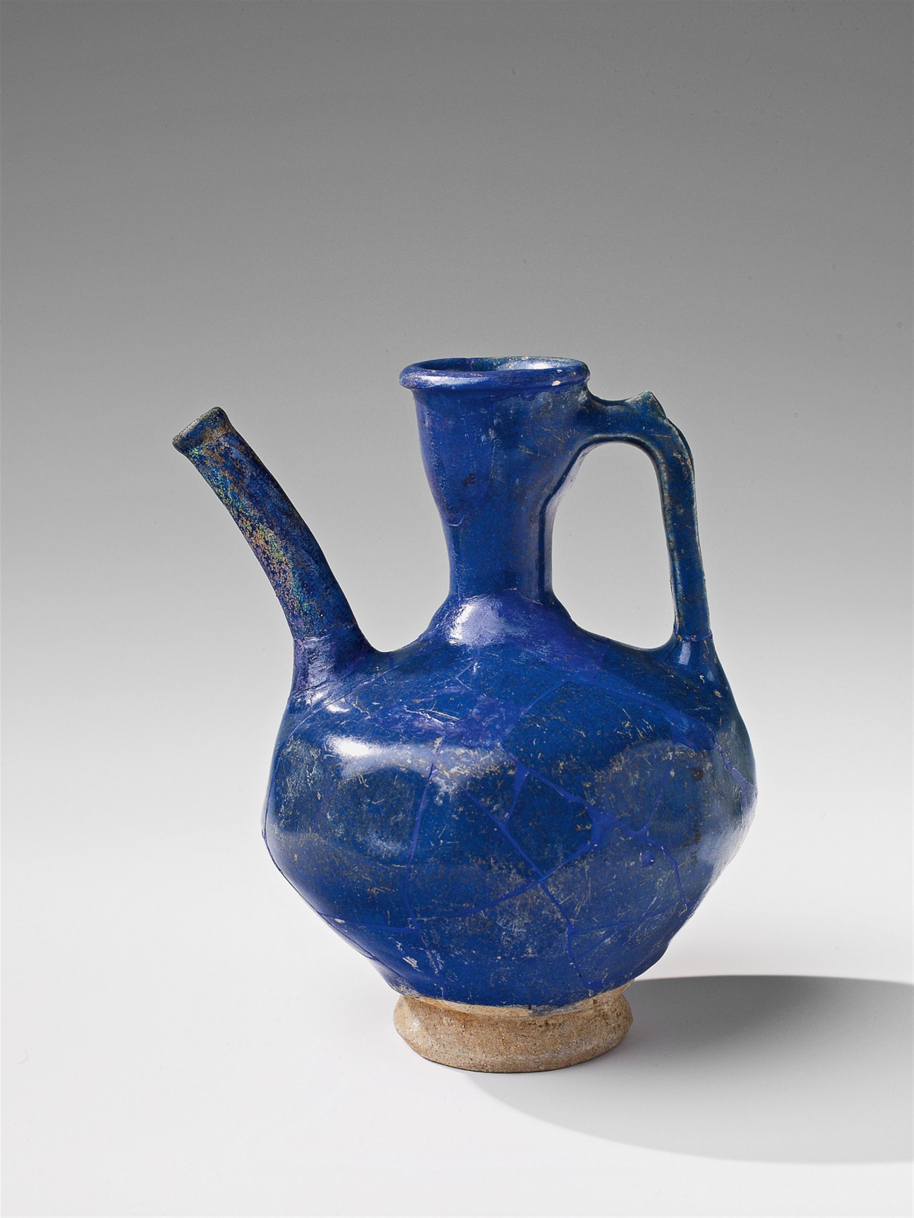 A small Iranian fritware ewer - image-1