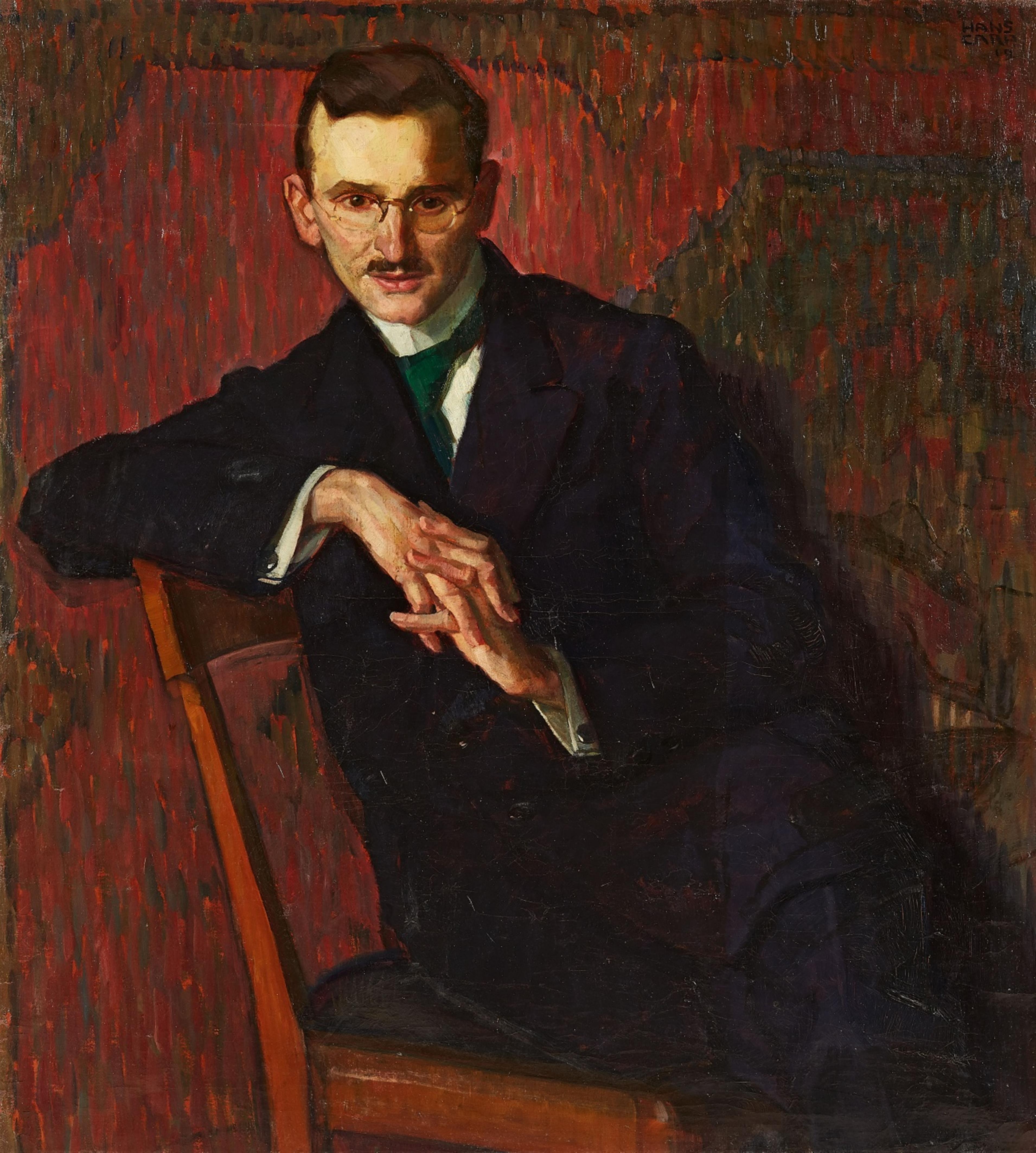 Hans Carp - Portrait of a Young Man - image-1