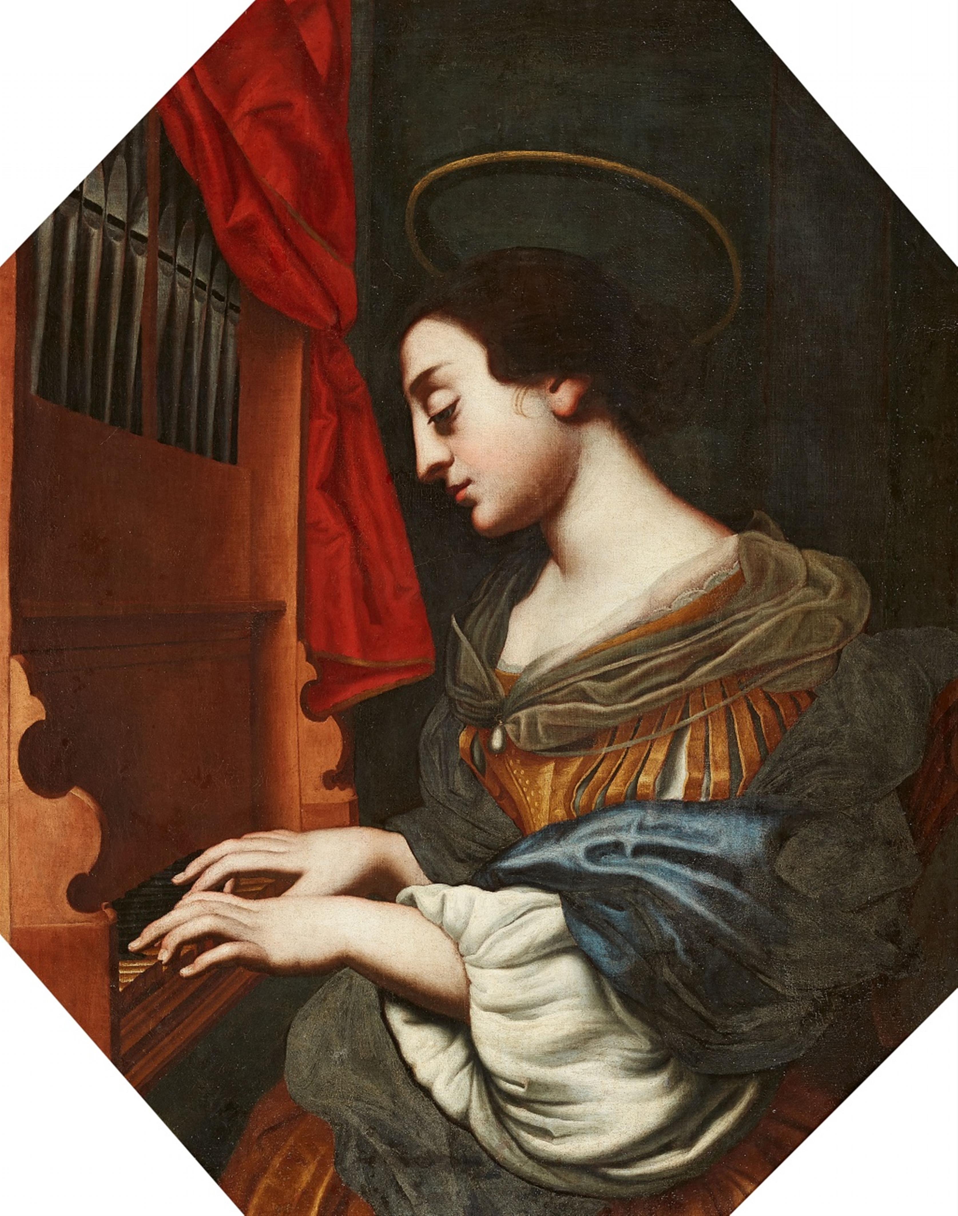 Probably Italian School presumably 18th century - Saint Cecilia - image-1