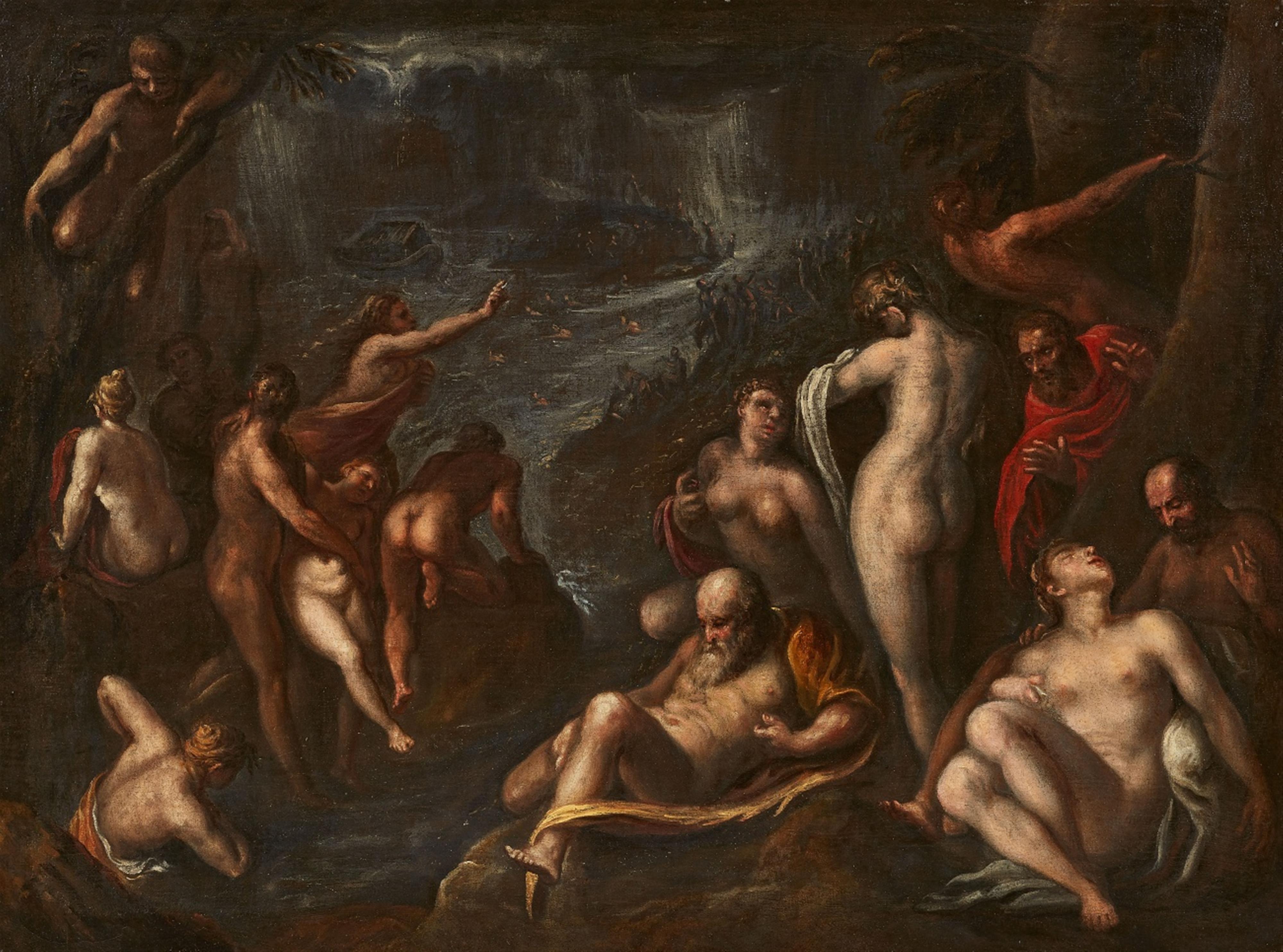 Utrecht School 17th century - The Deluge - image-1