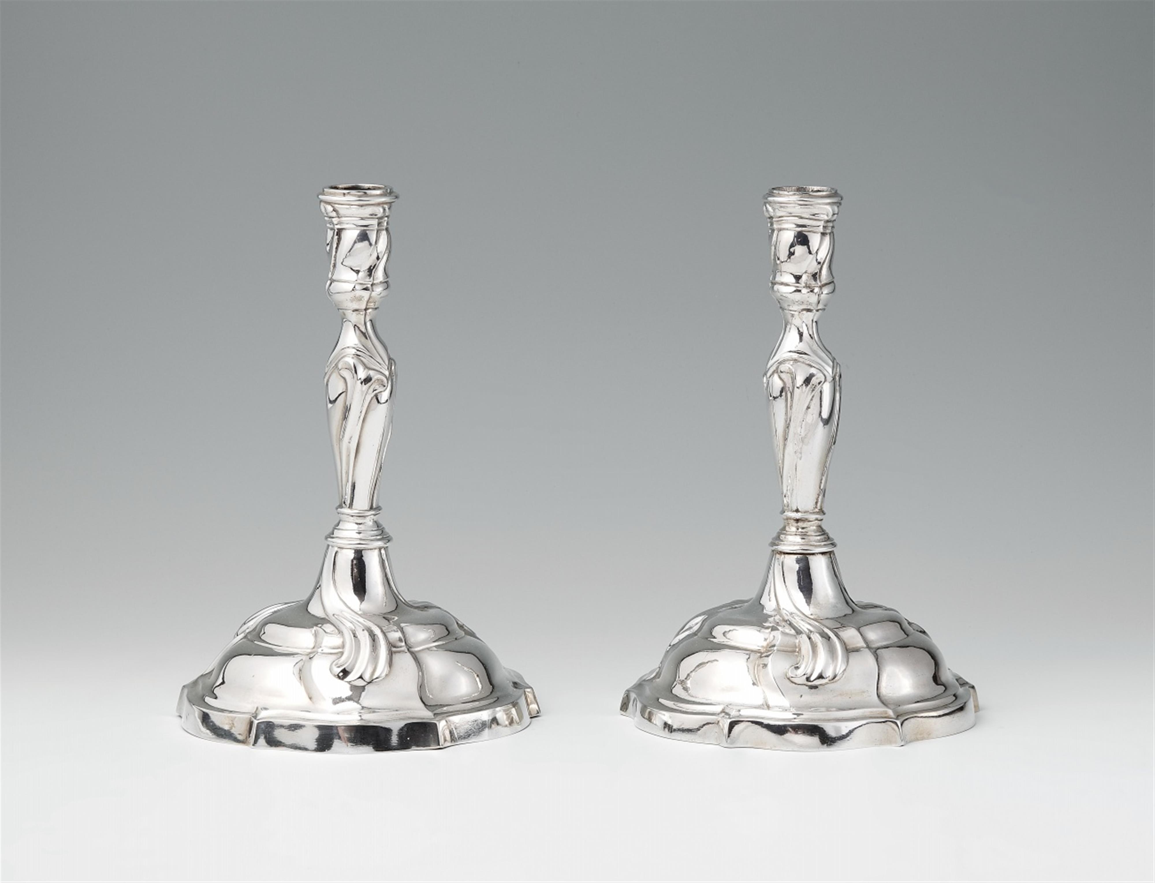 A pair of Brunswick silver candlesticks - image-2