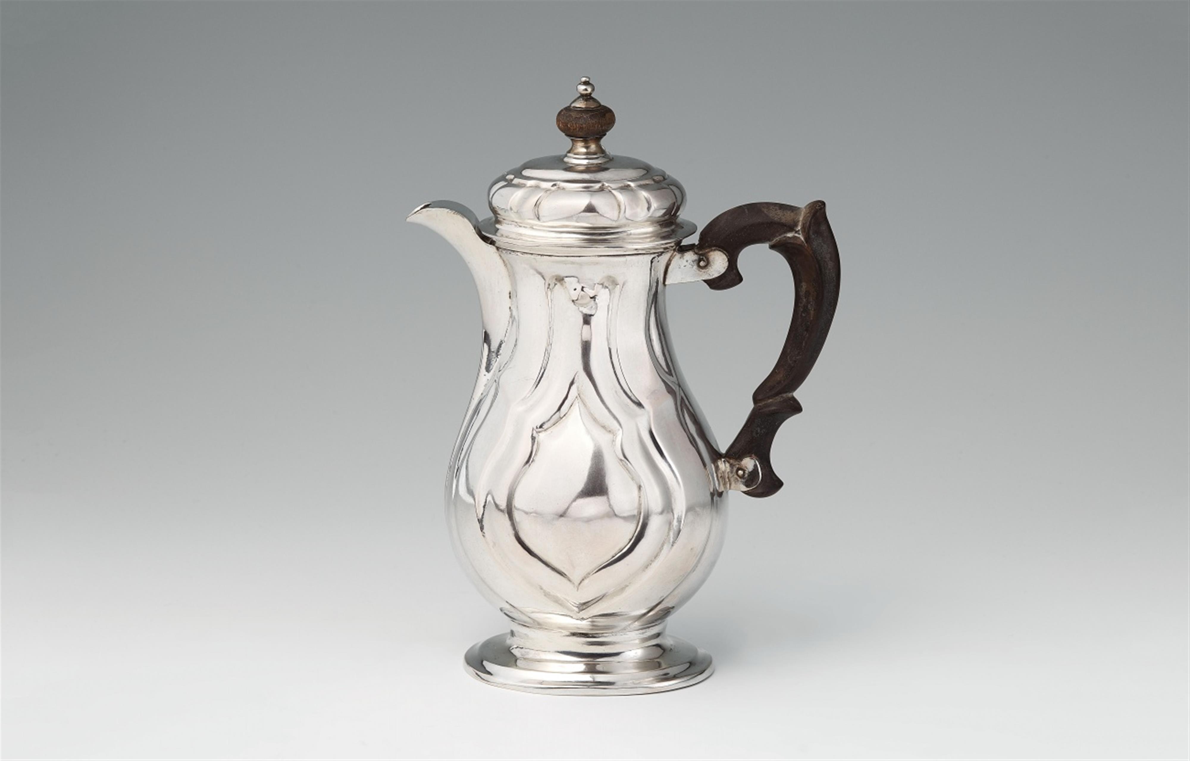 A Naumburg silver hot milk jug - image-1