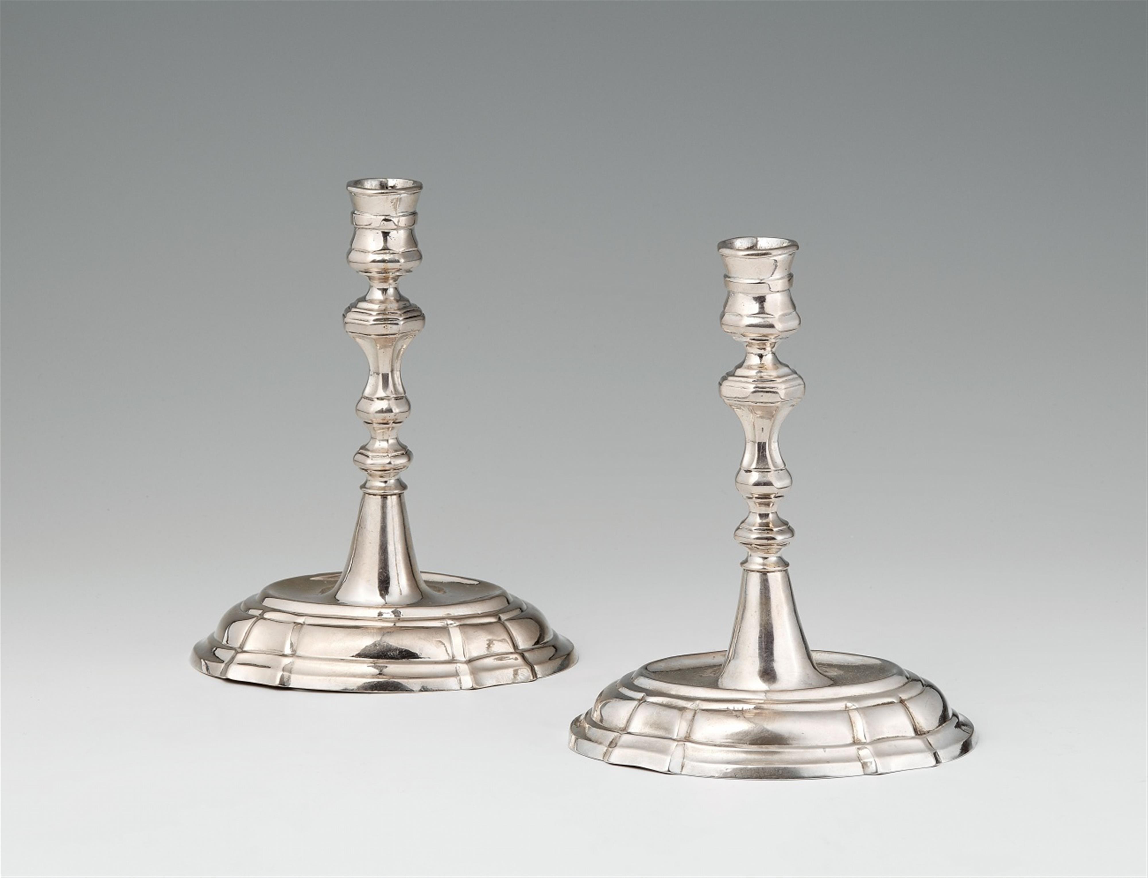 A pair of Thorn silver candlesticks - image-1