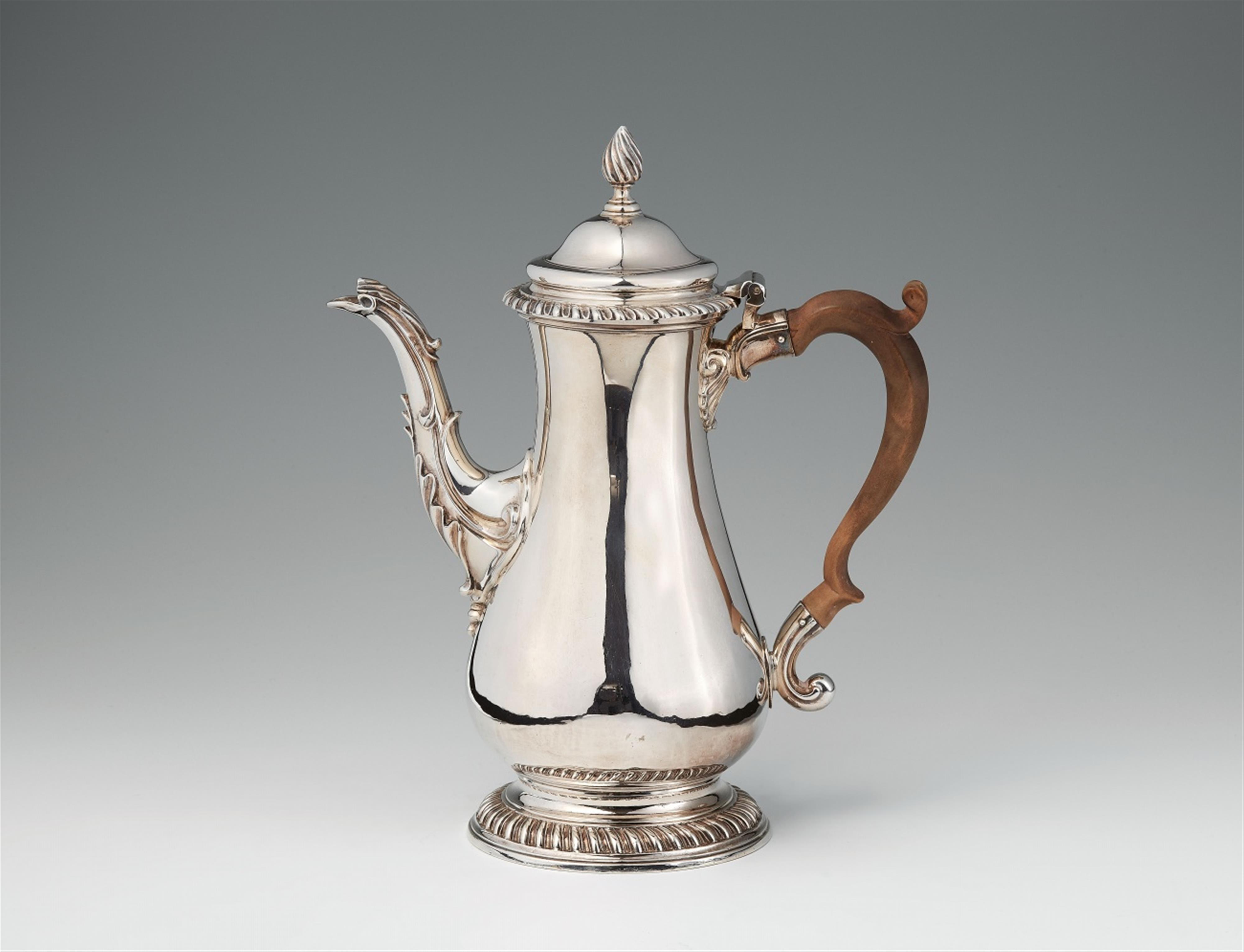 A George III silver coffee pot - image-1