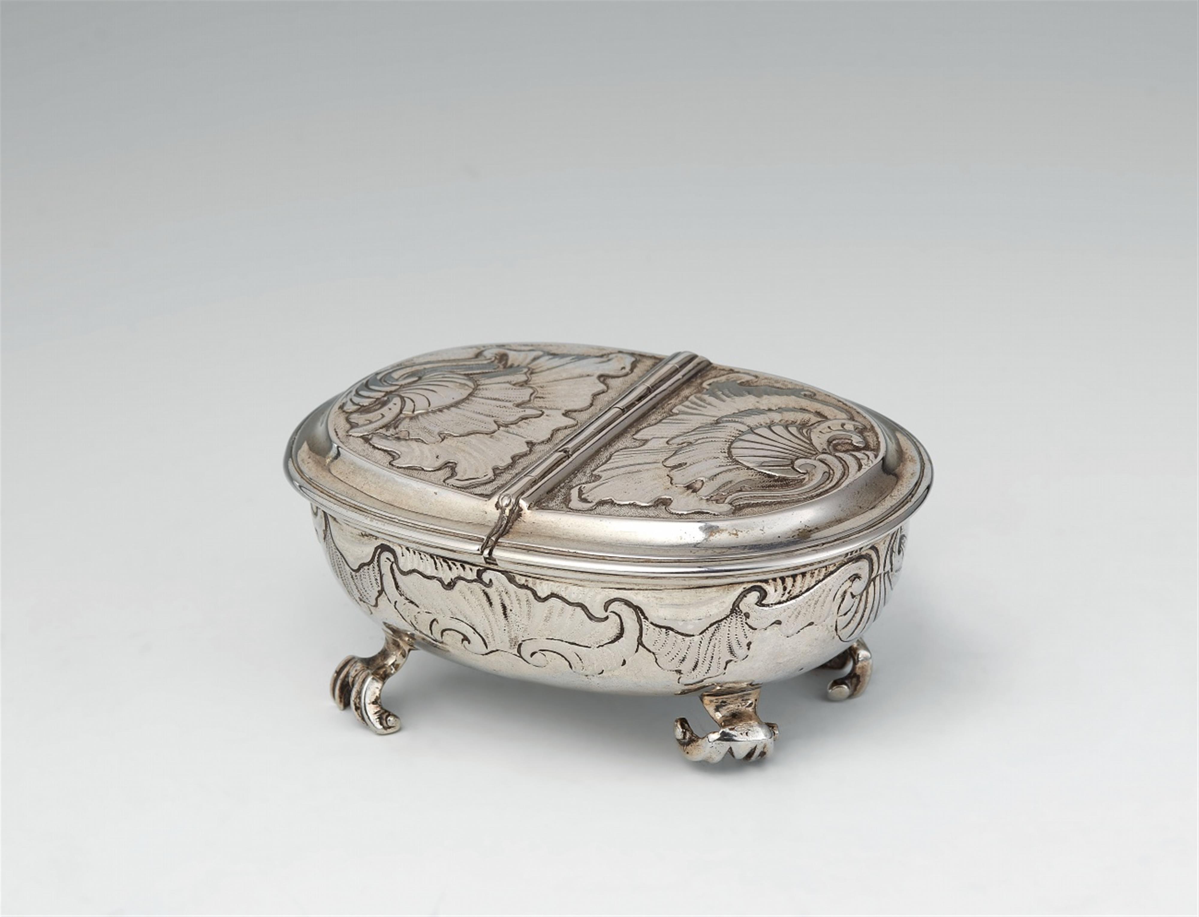 A Baroque silver spice box - image-1