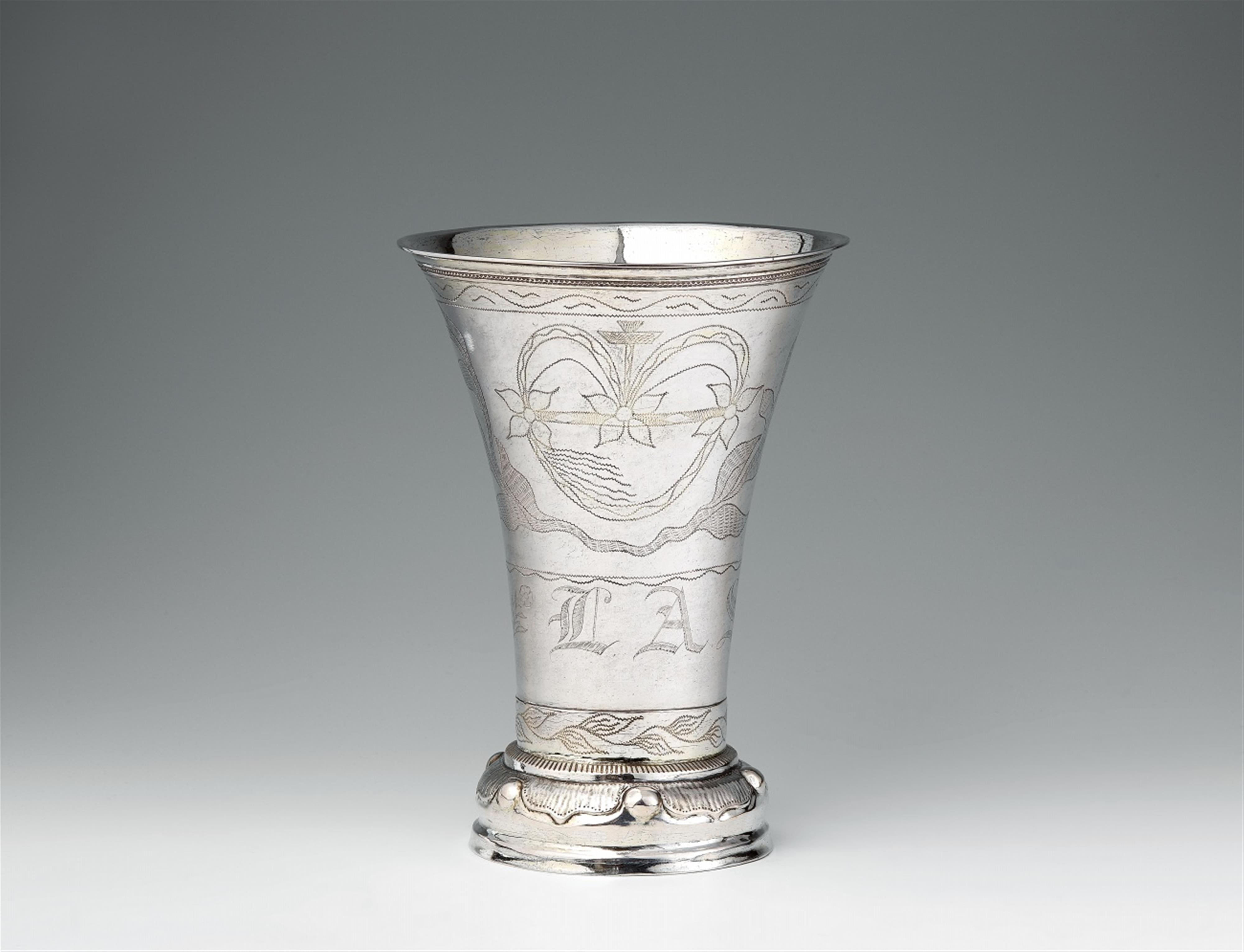 A large Swedish silver beaker - image-1