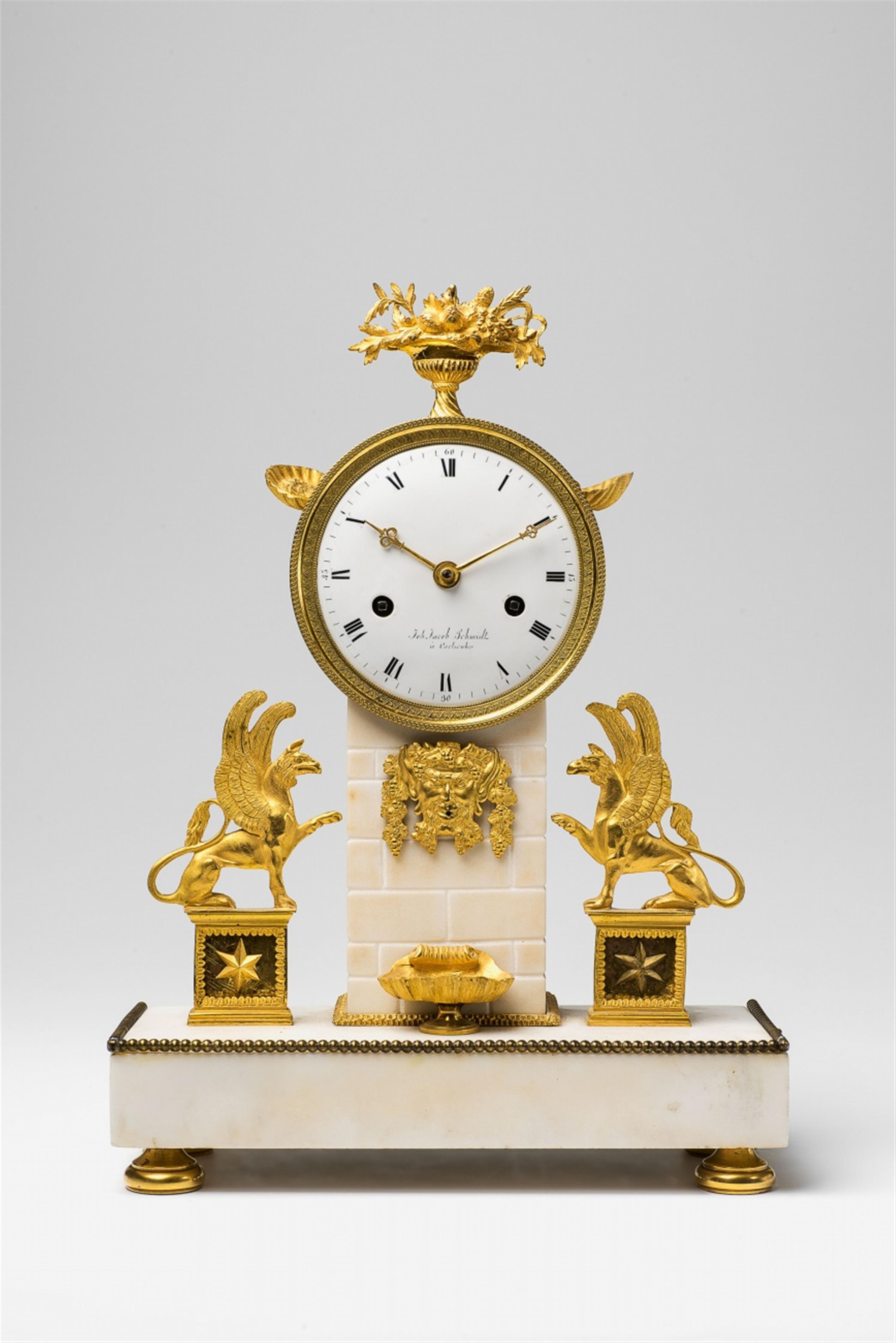 A Neoclassical Karlsruhe table clock - image-1