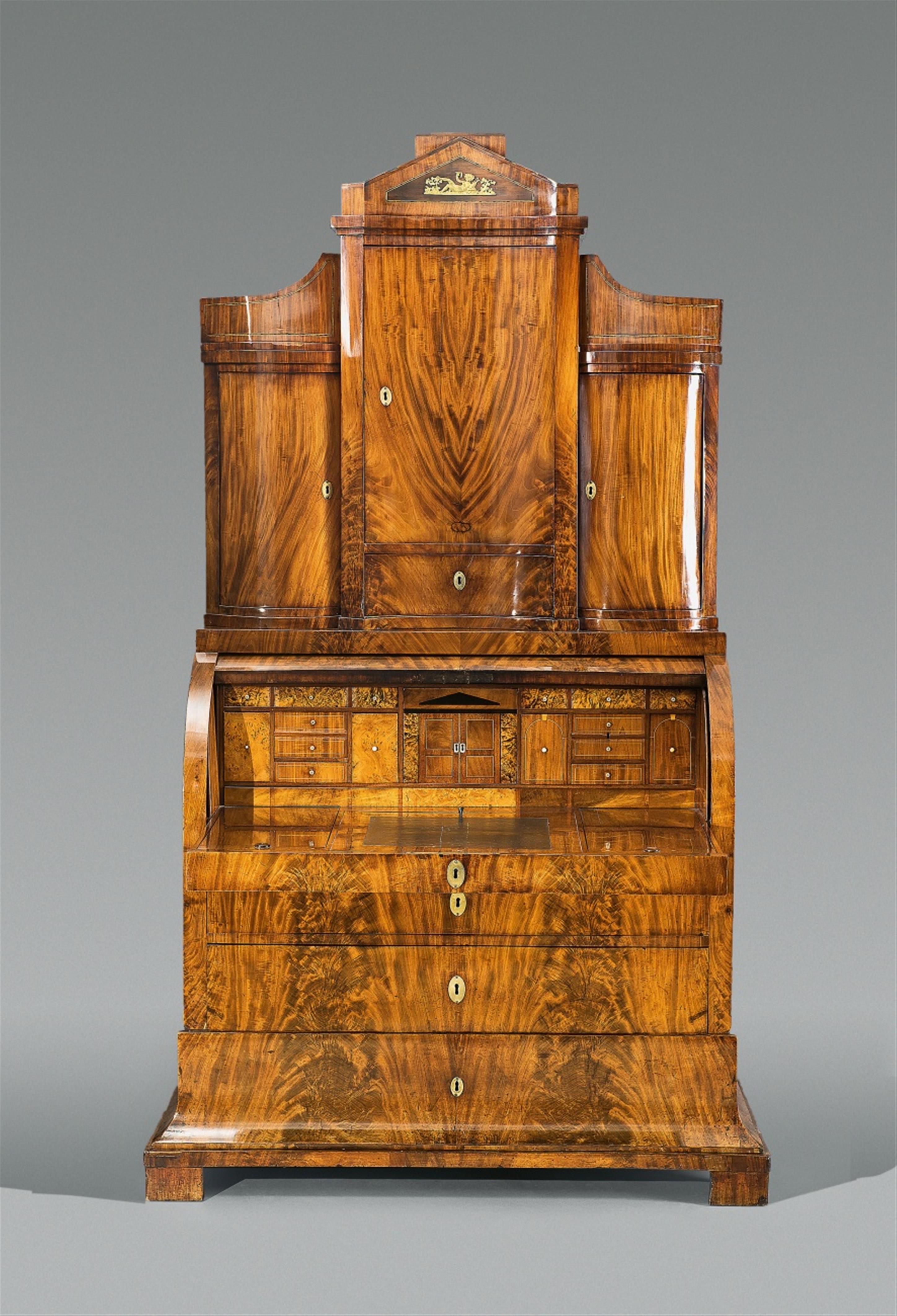 A North German Neoclassical mahogany cabinet - image-1