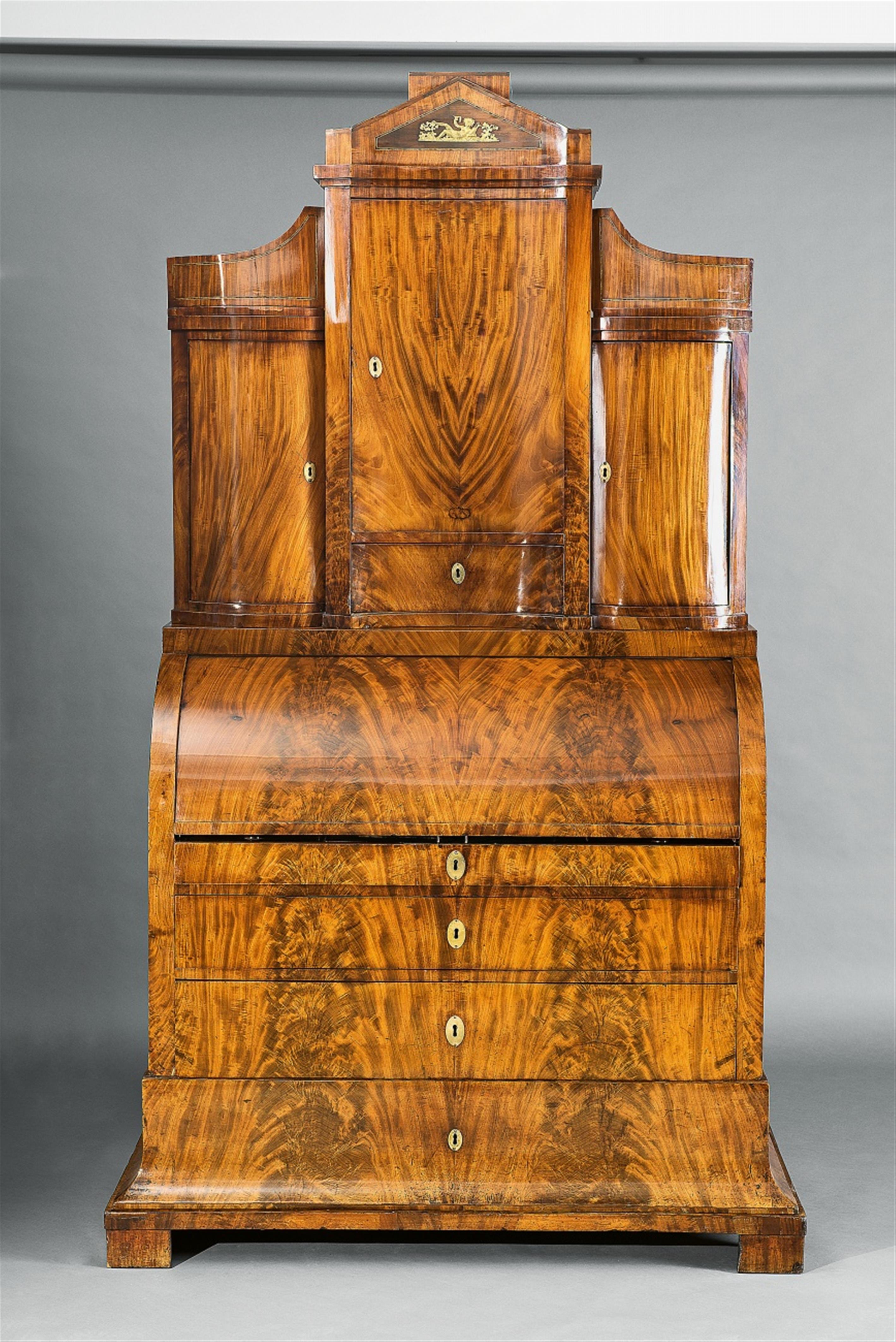 A North German Neoclassical mahogany cabinet - image-2