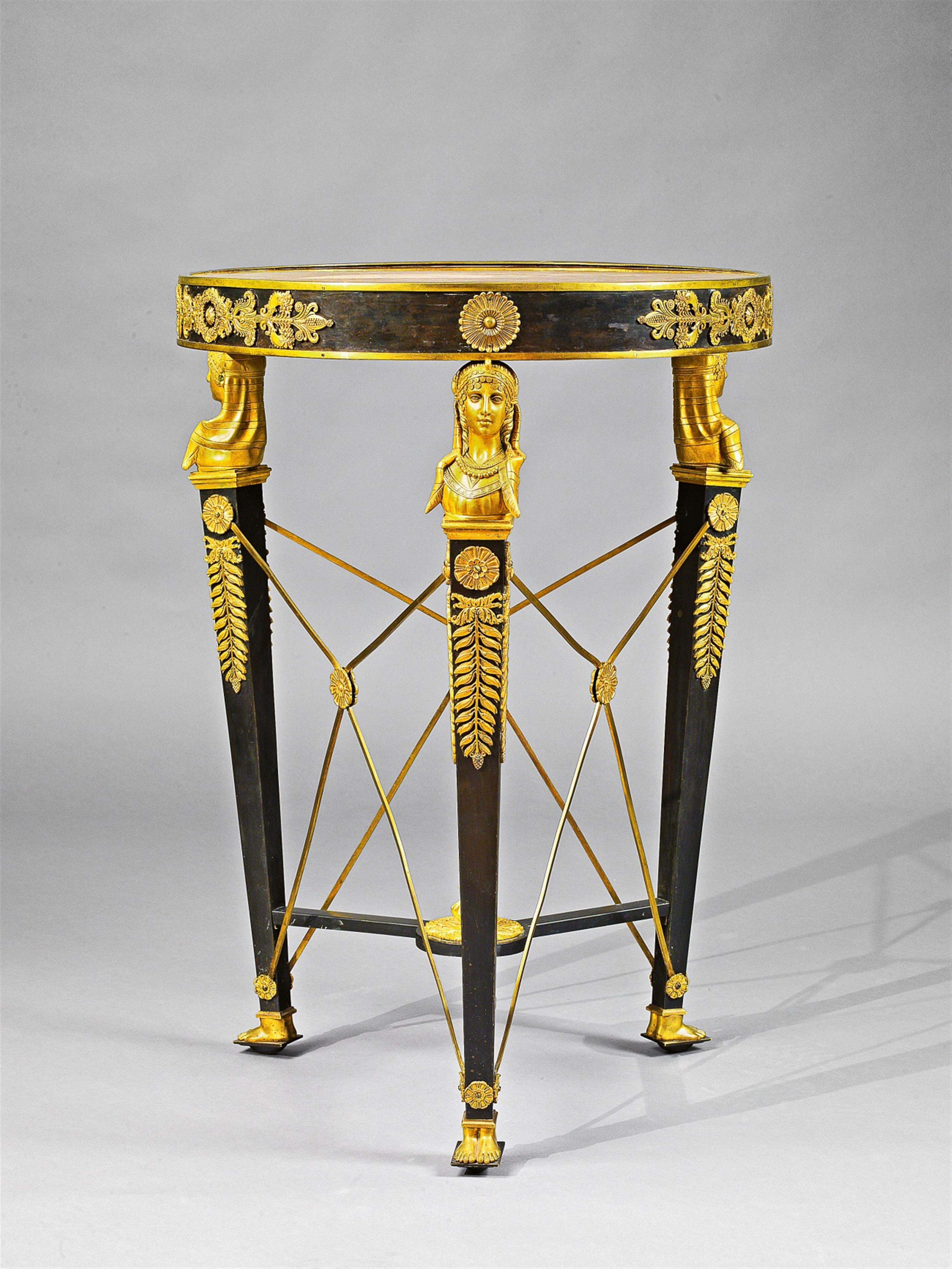 An ormolu table in the Empire taste - image-3