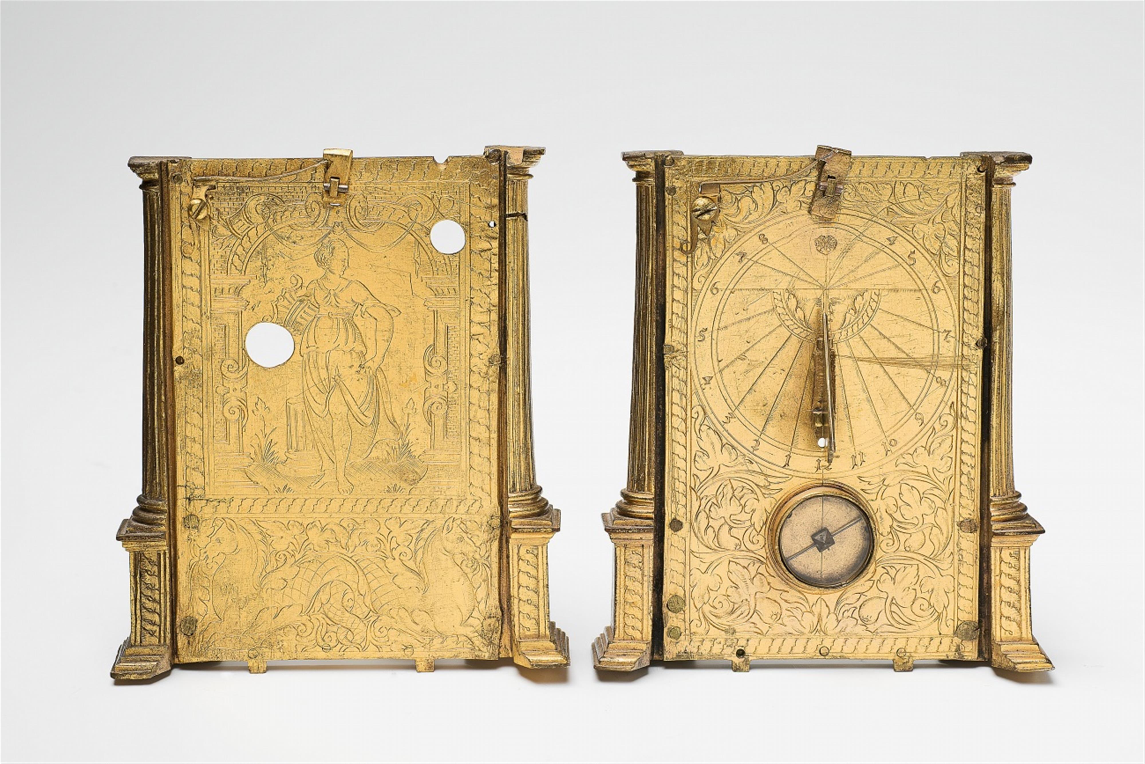 A table clock by Hans Gruber of Nuremberg - image-8