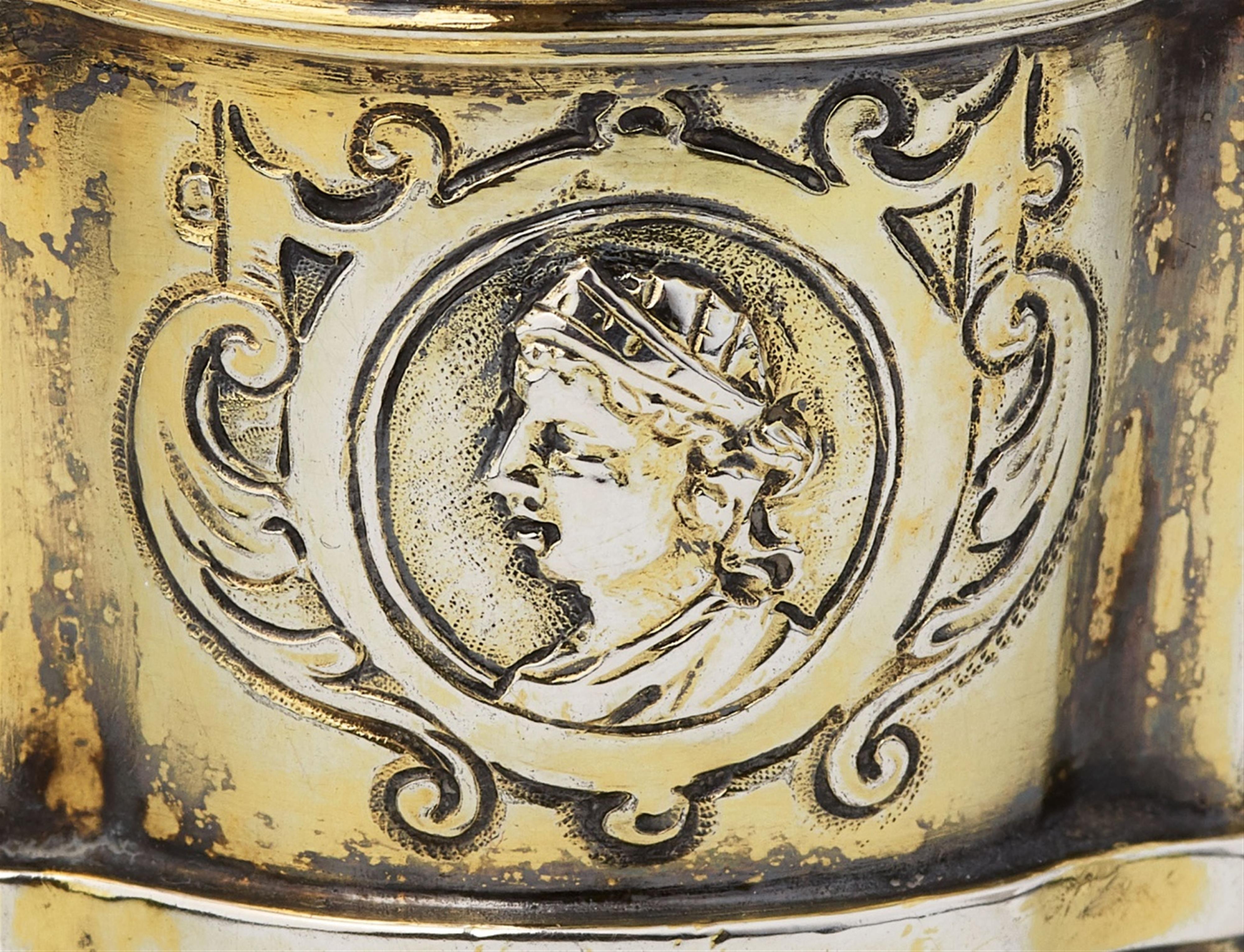 An Augsburg silver gilt lavabo garniture - image-2