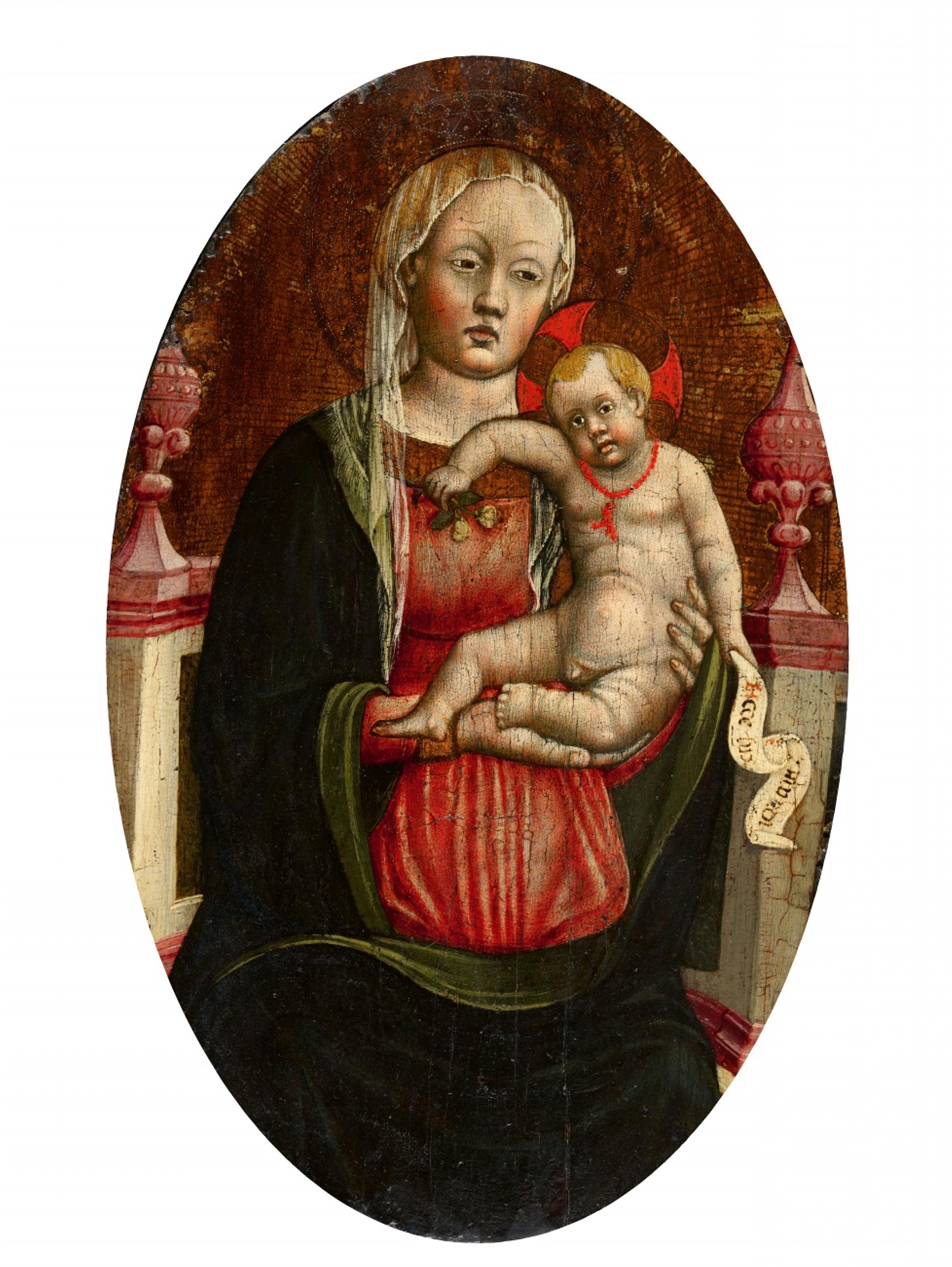 Ferrareser Meister des frühen 16. Jahrhunderts - Madonna mit Kind - image-1