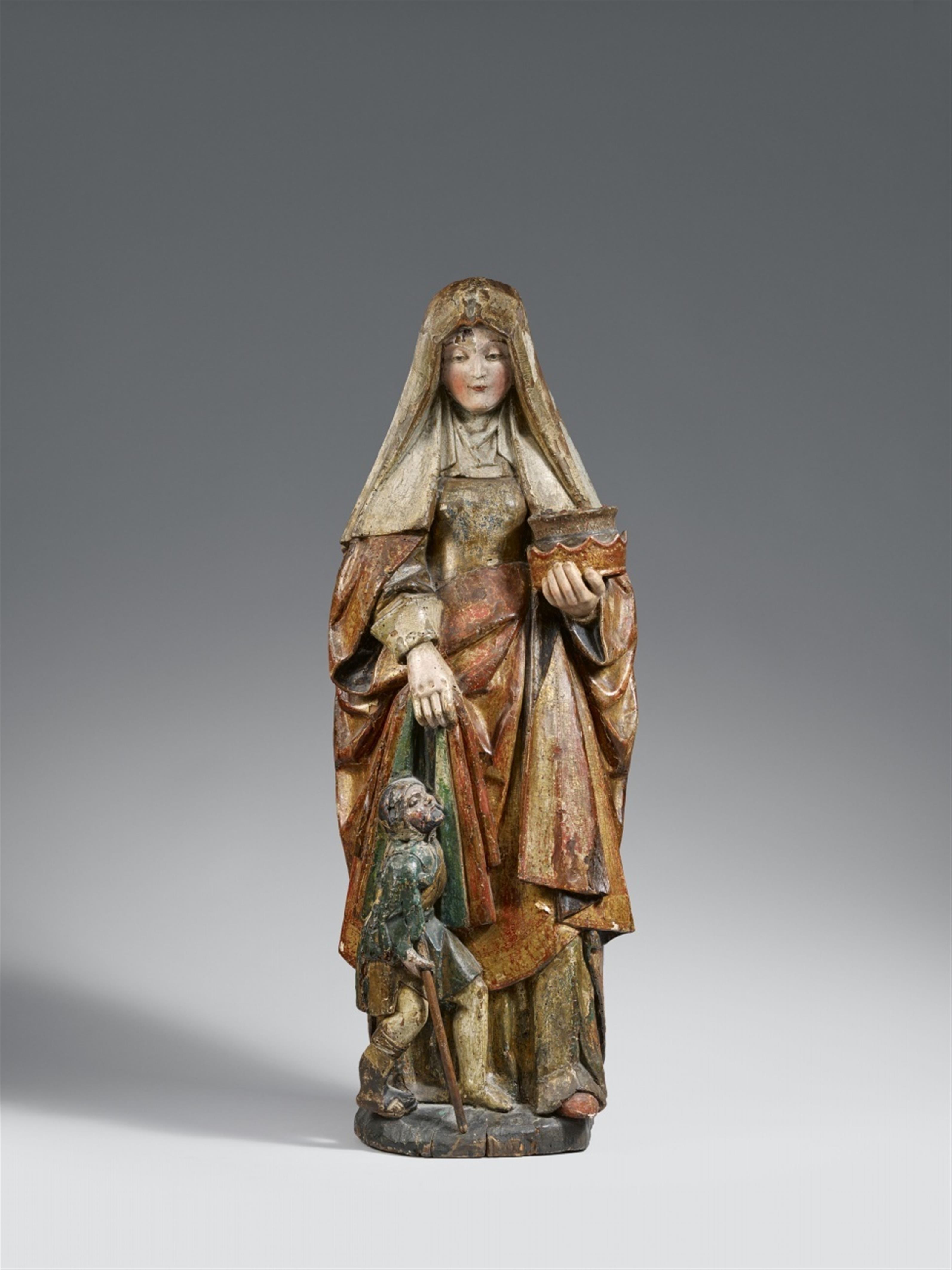 Wohl Mitteldeutsch um 1470/1480 - Hl. Elisabeth - image-1