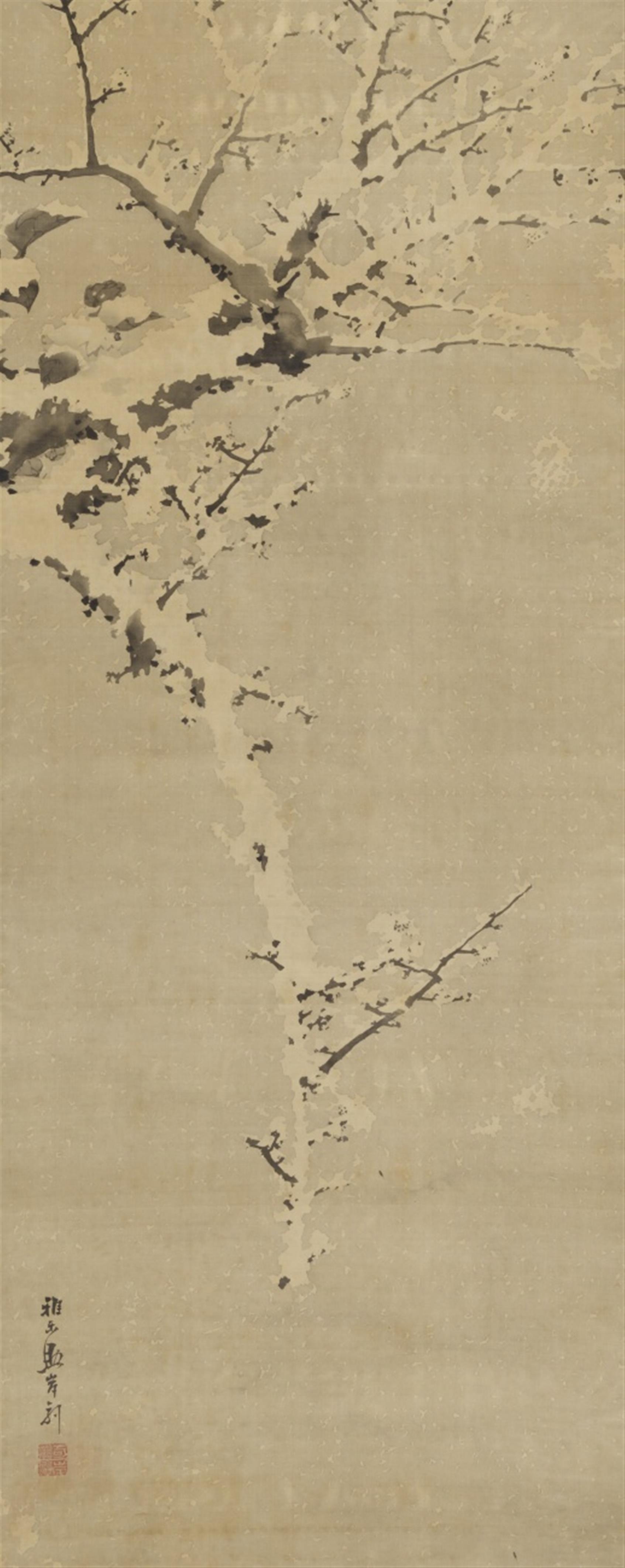 A hanging scroll in the manner of Kishi Ganku (1749/56-1838) - image-1
