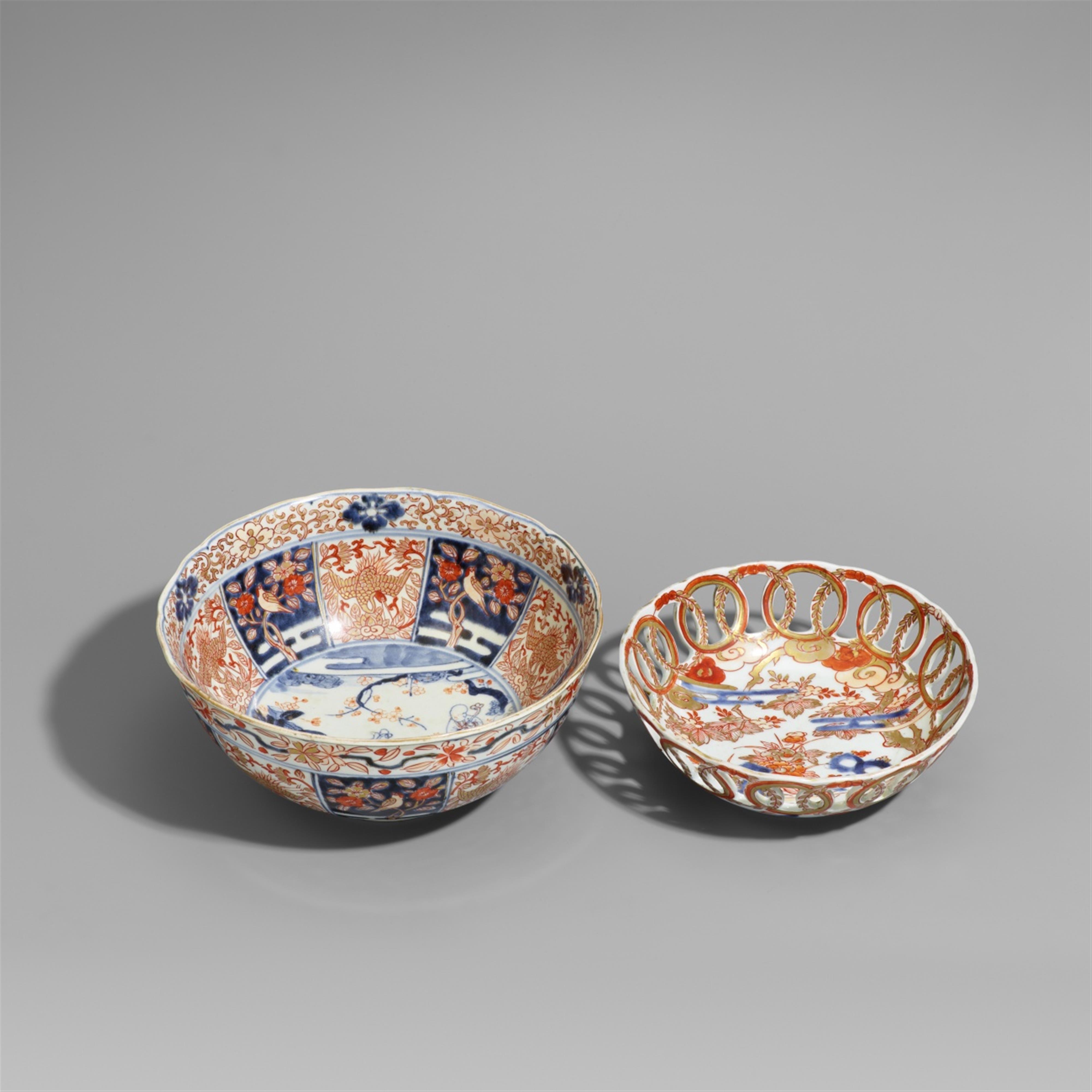 Zwei Imari-Schalen. Arita. Frühes 18. Jh. - image-1