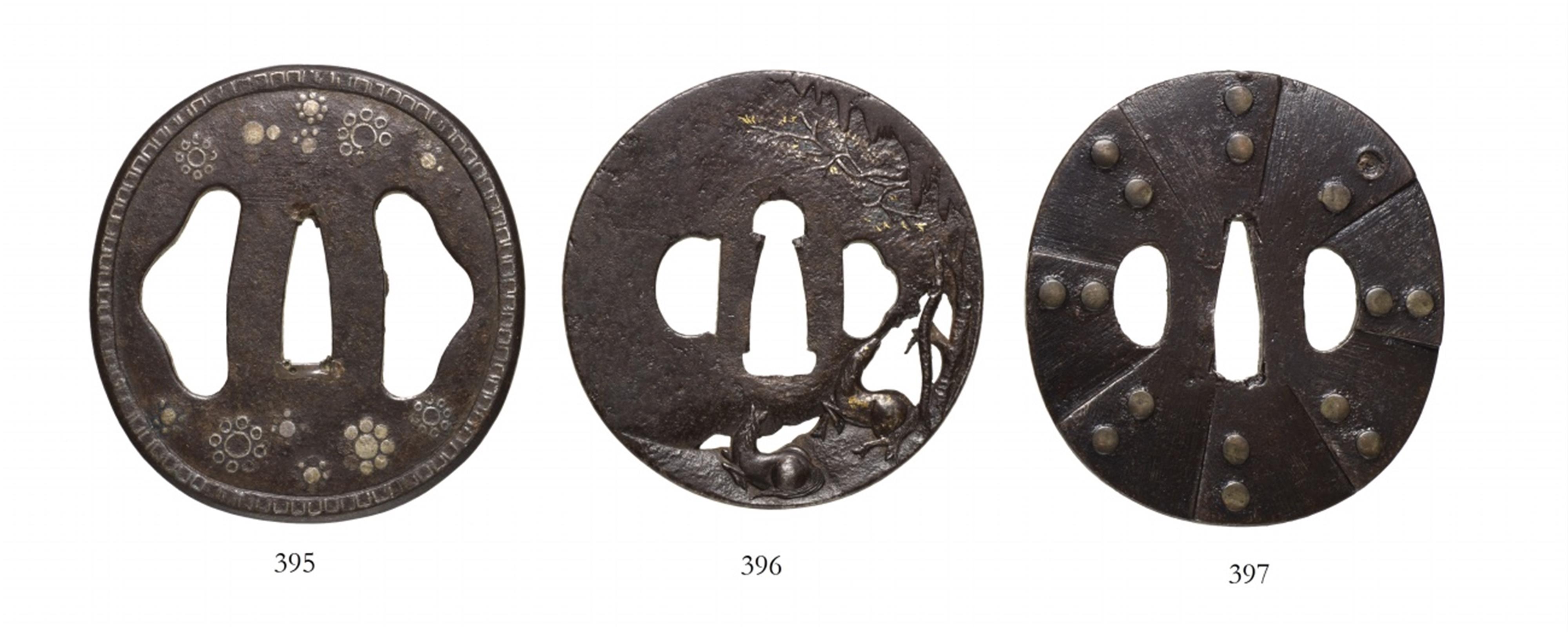 An iron tsuba. 18th/19th century - image-1