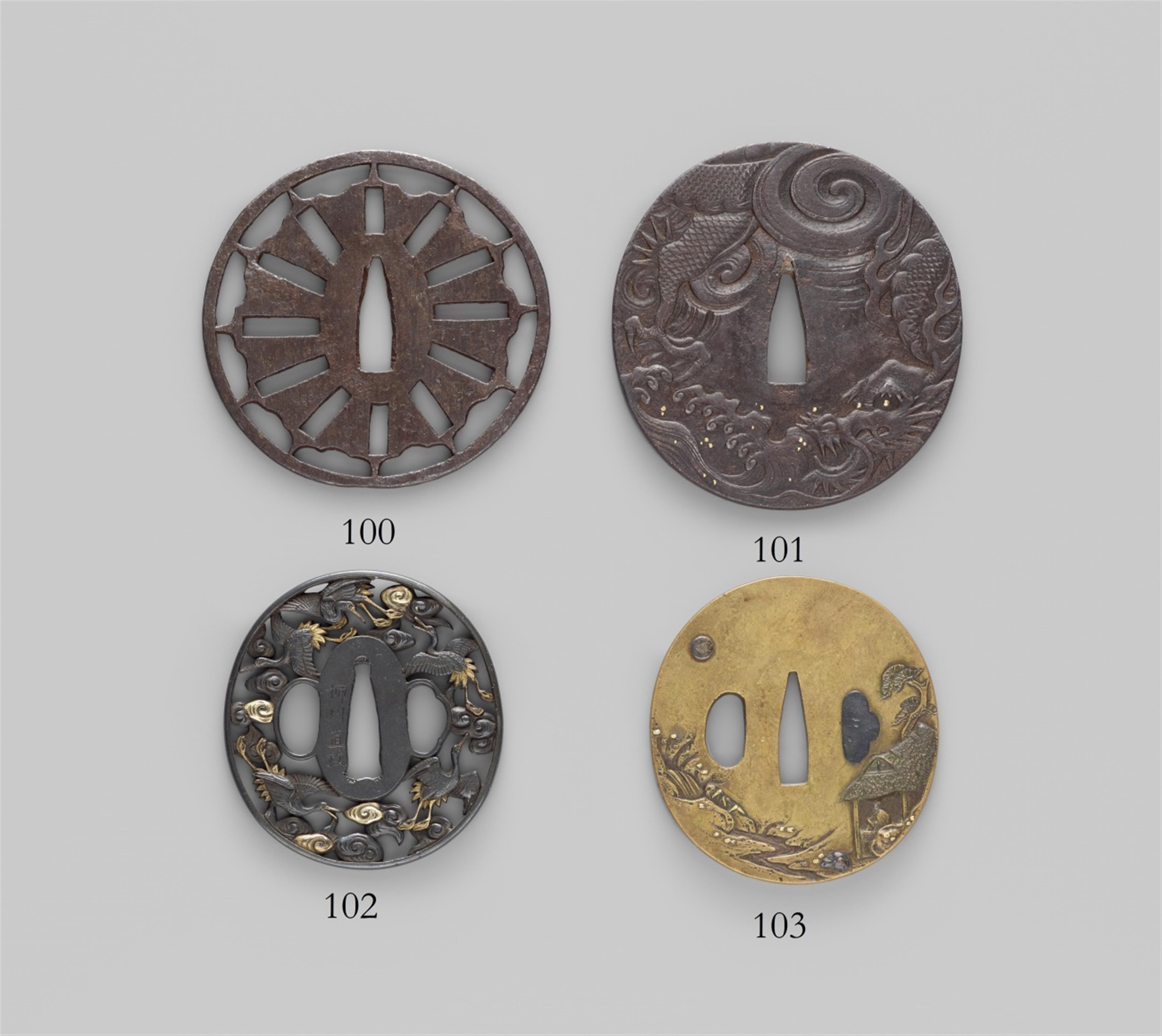 A sentoku tsuba. 19th century - image-1