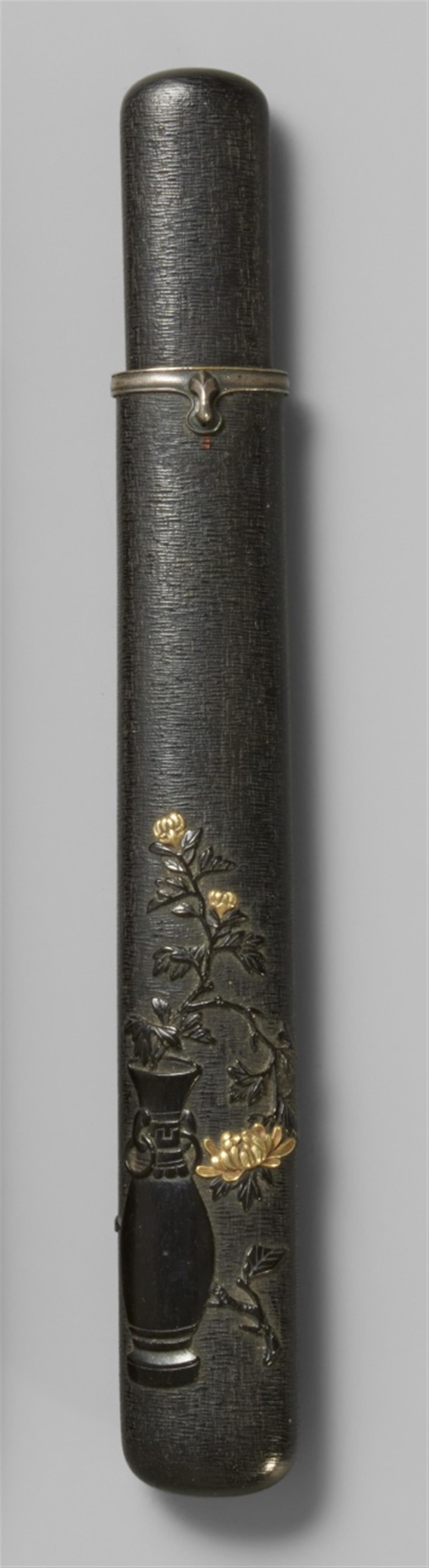 A black wood kiseruzutsu. Late 19th century - image-1