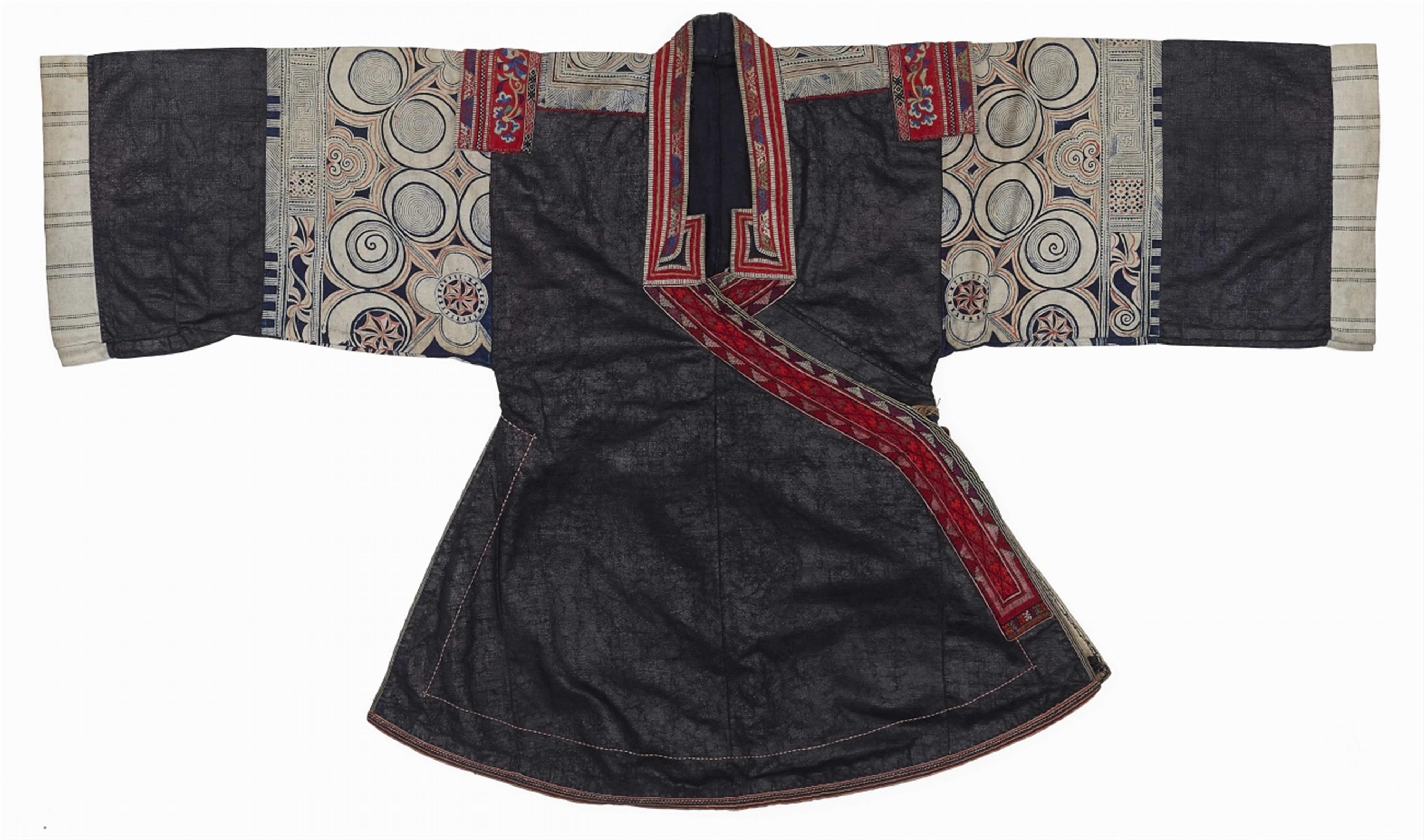 A White Collar Miao tribe cotton festival jacket. Southern China, Guandong province - image-1