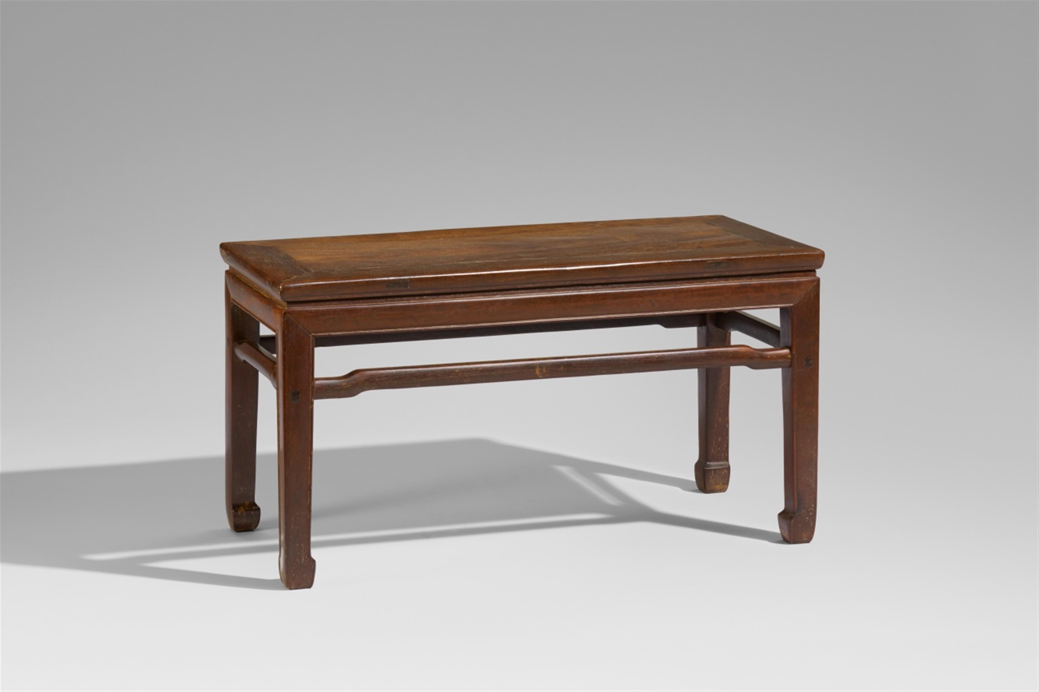 A low hardwood table. 19th century - image-1