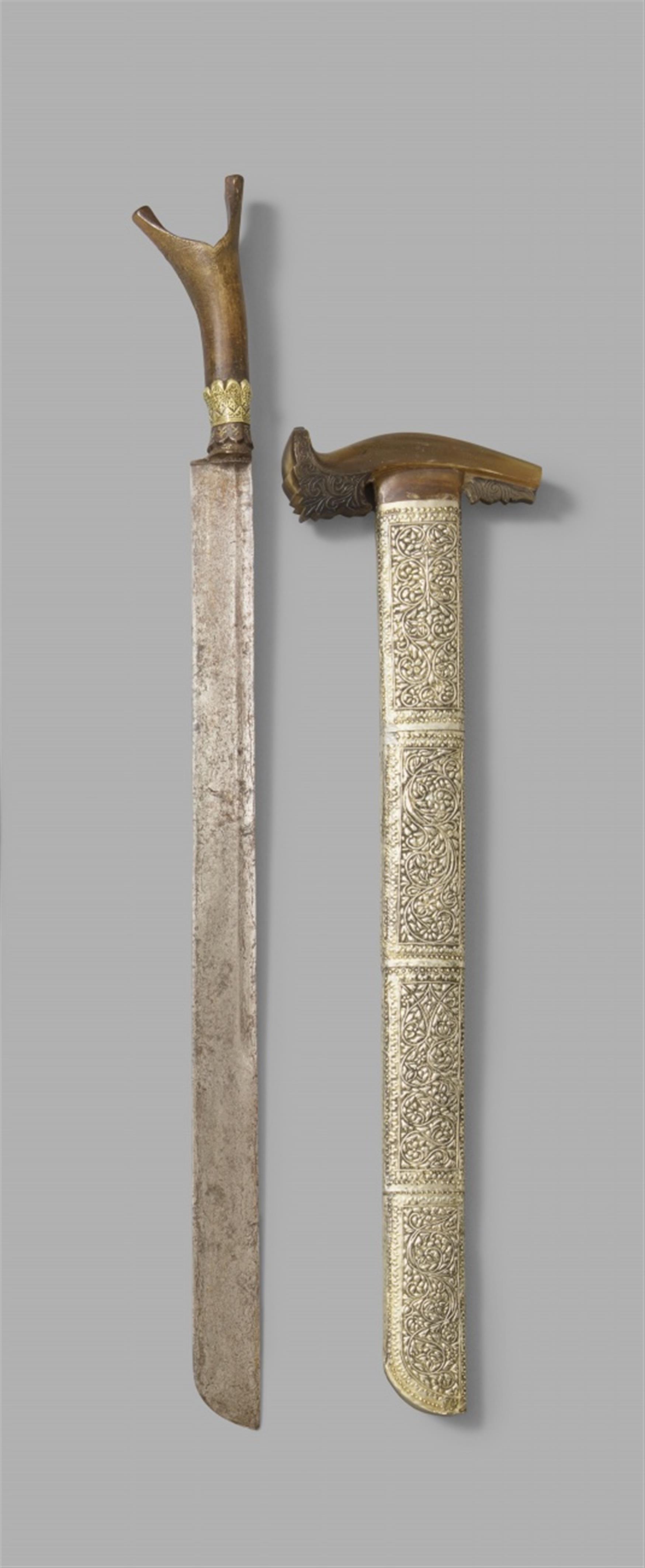 A Sumatra sword (klevang). Indonesia, Sumatra, Atjeh. 19th century - image-1