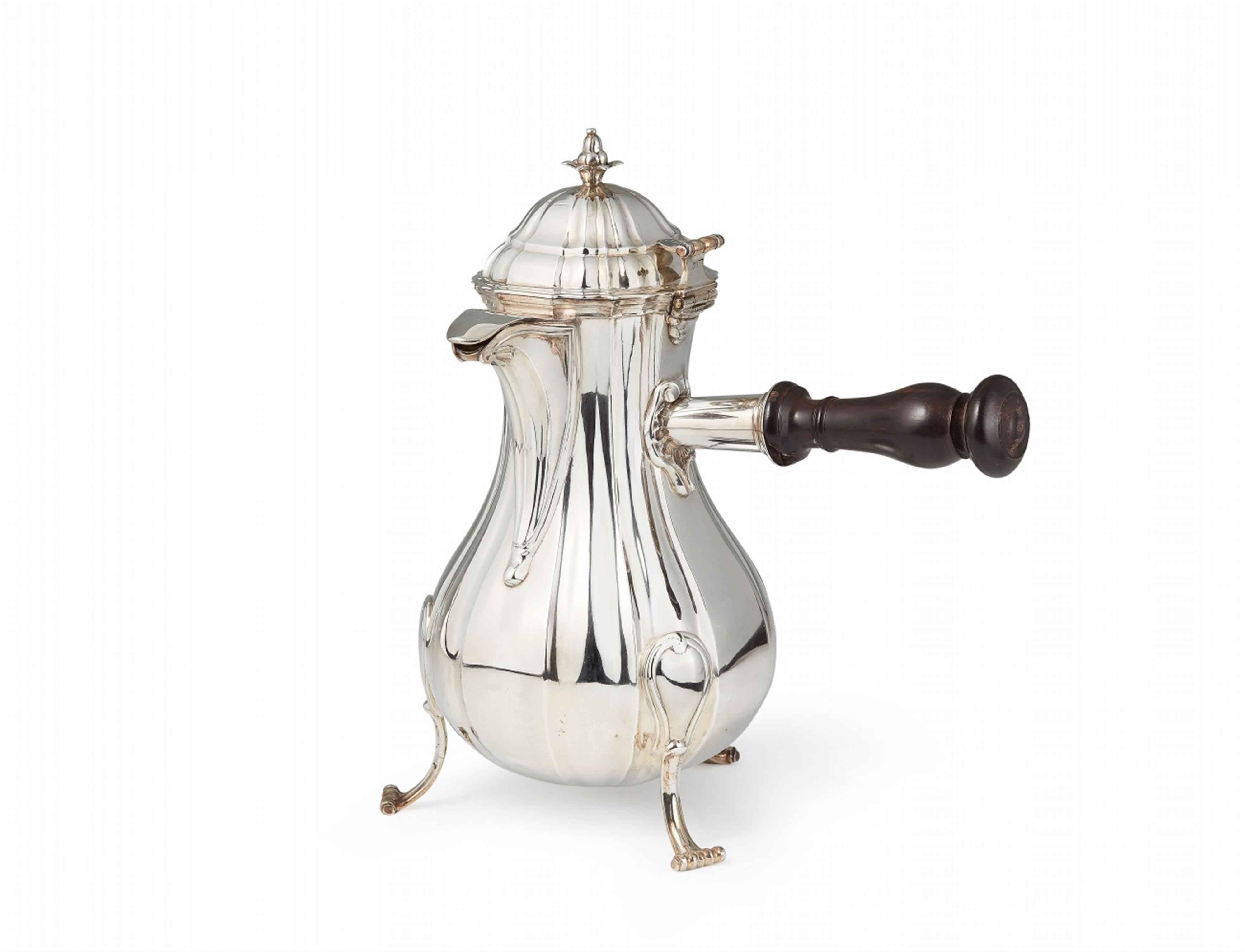 A Louis XV Lille silver coffee pot - image-1