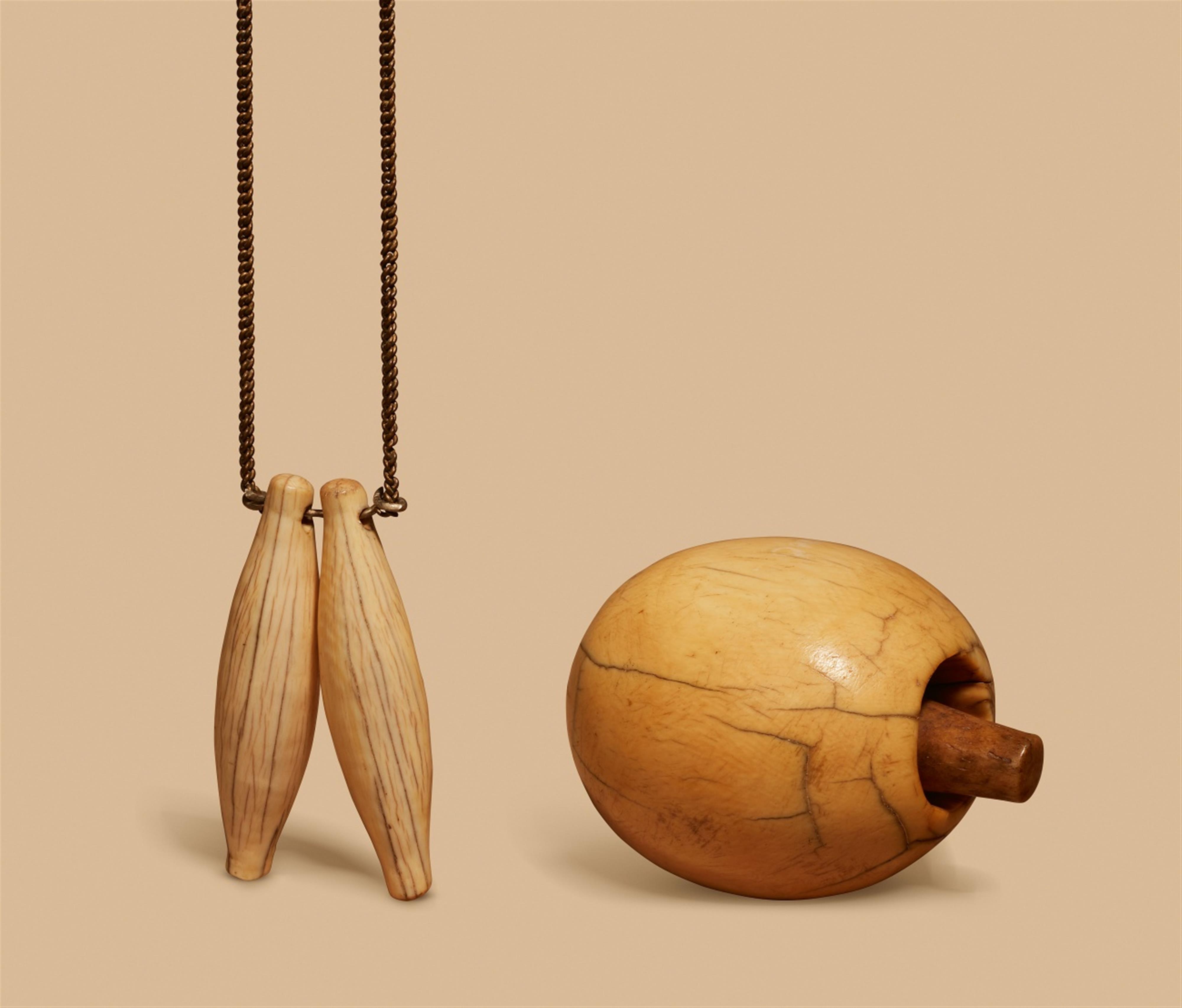 TOPASA IVORY BELL AND NECKLACE - image-1