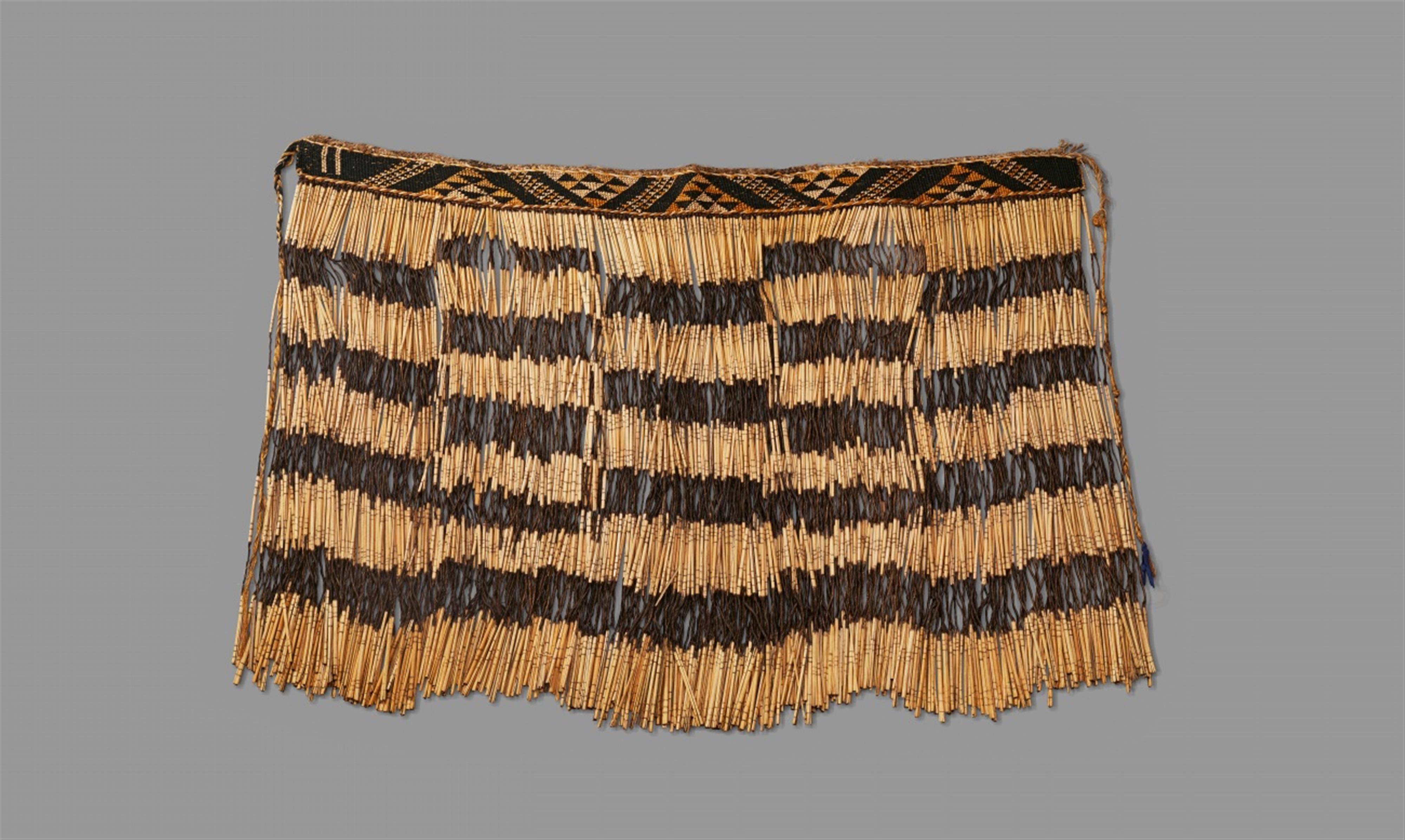 MAORI WOMAN’S DANCE SKIRT, PIUPIU - image-1