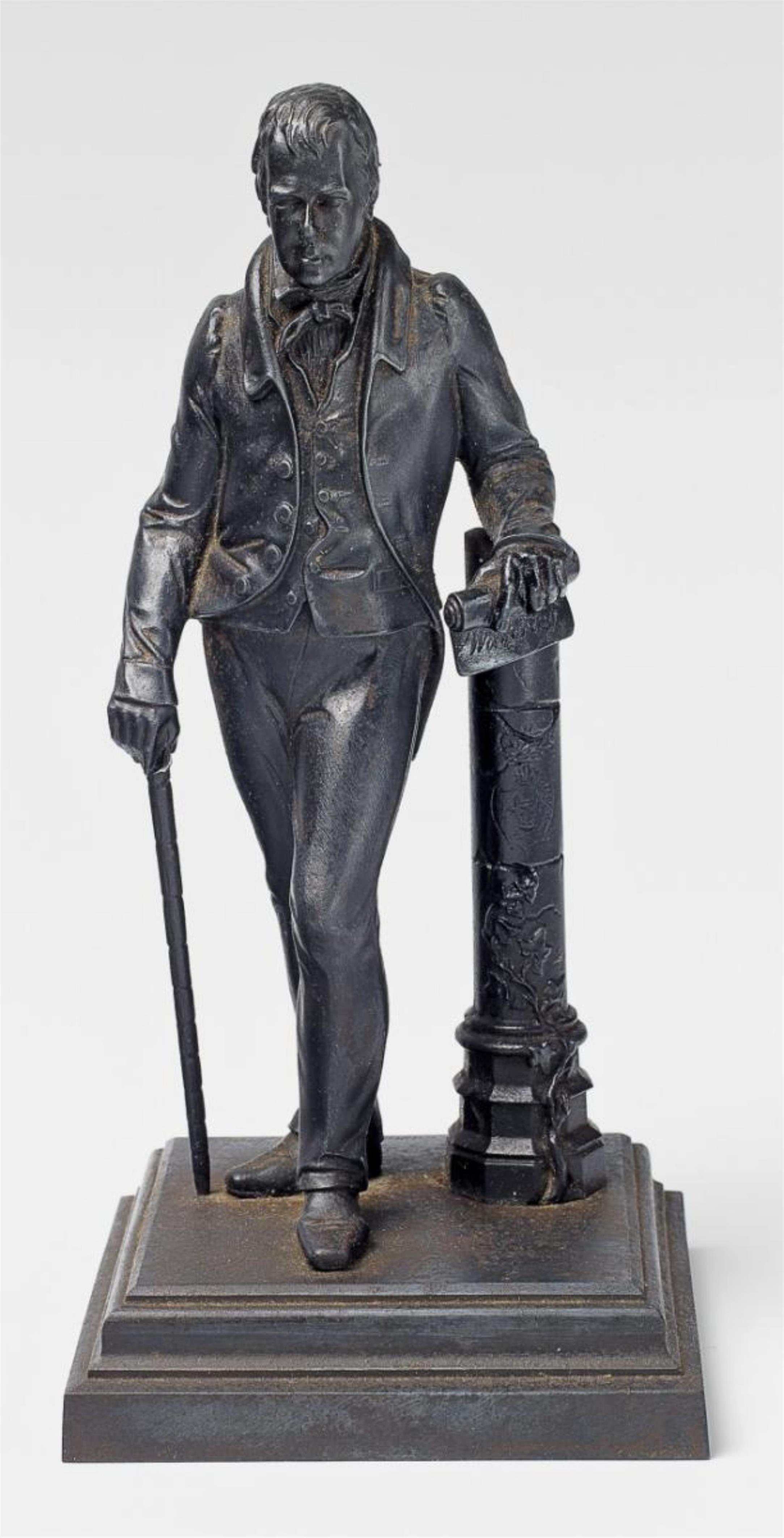 A Berlin cast iron statuette of Sir Walter Scott - image-1